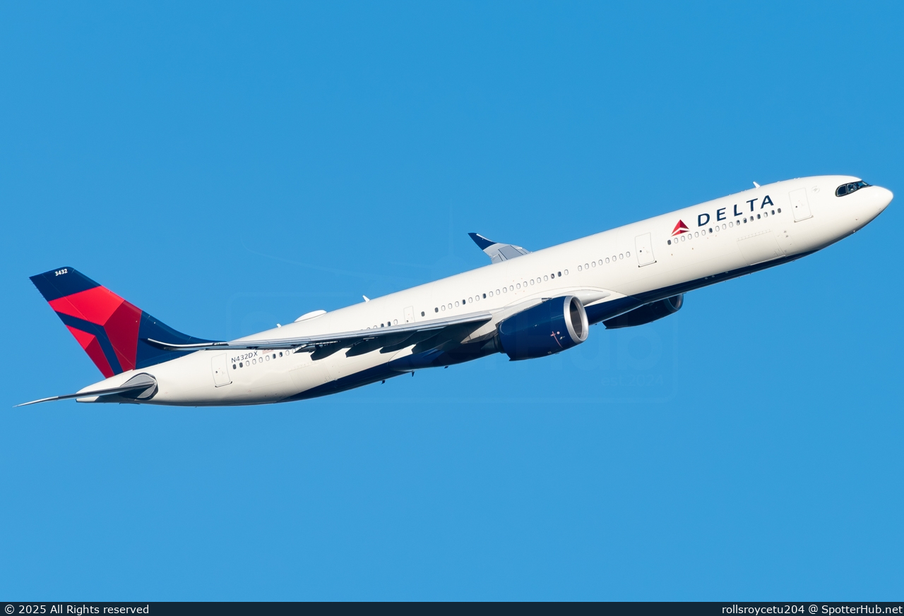 Photo of N432DX - Airbus A330-941 operated by Delta Air Lines