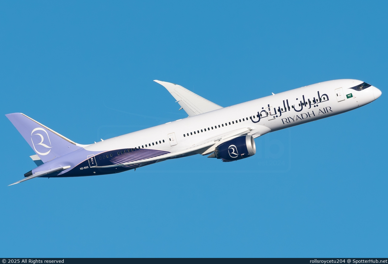 Photo of HZ-RXX - Boeing 787-9 Dreamliner operated by Riyadh Air