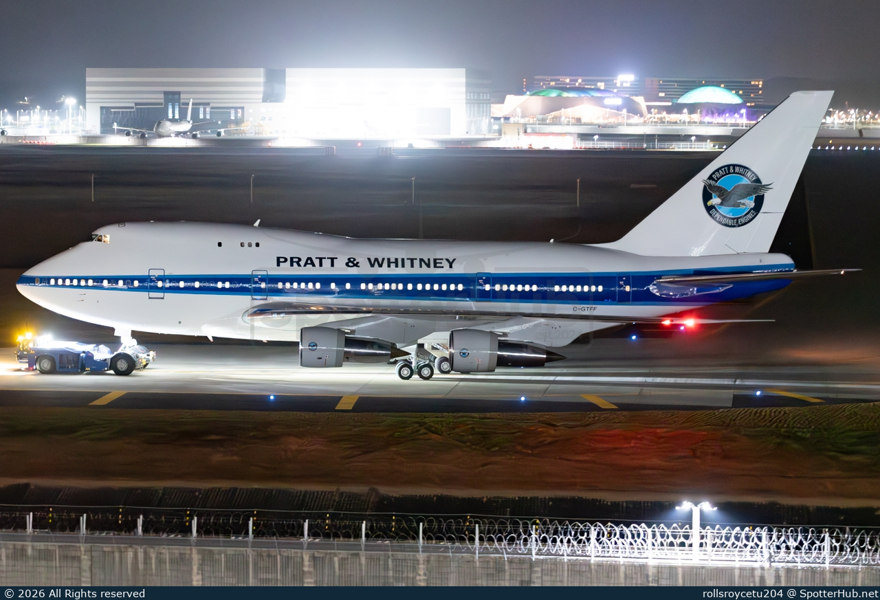 Photo of C-GTFF - Boeing 747SP-B5 operated by Pratt & Whitney Canada