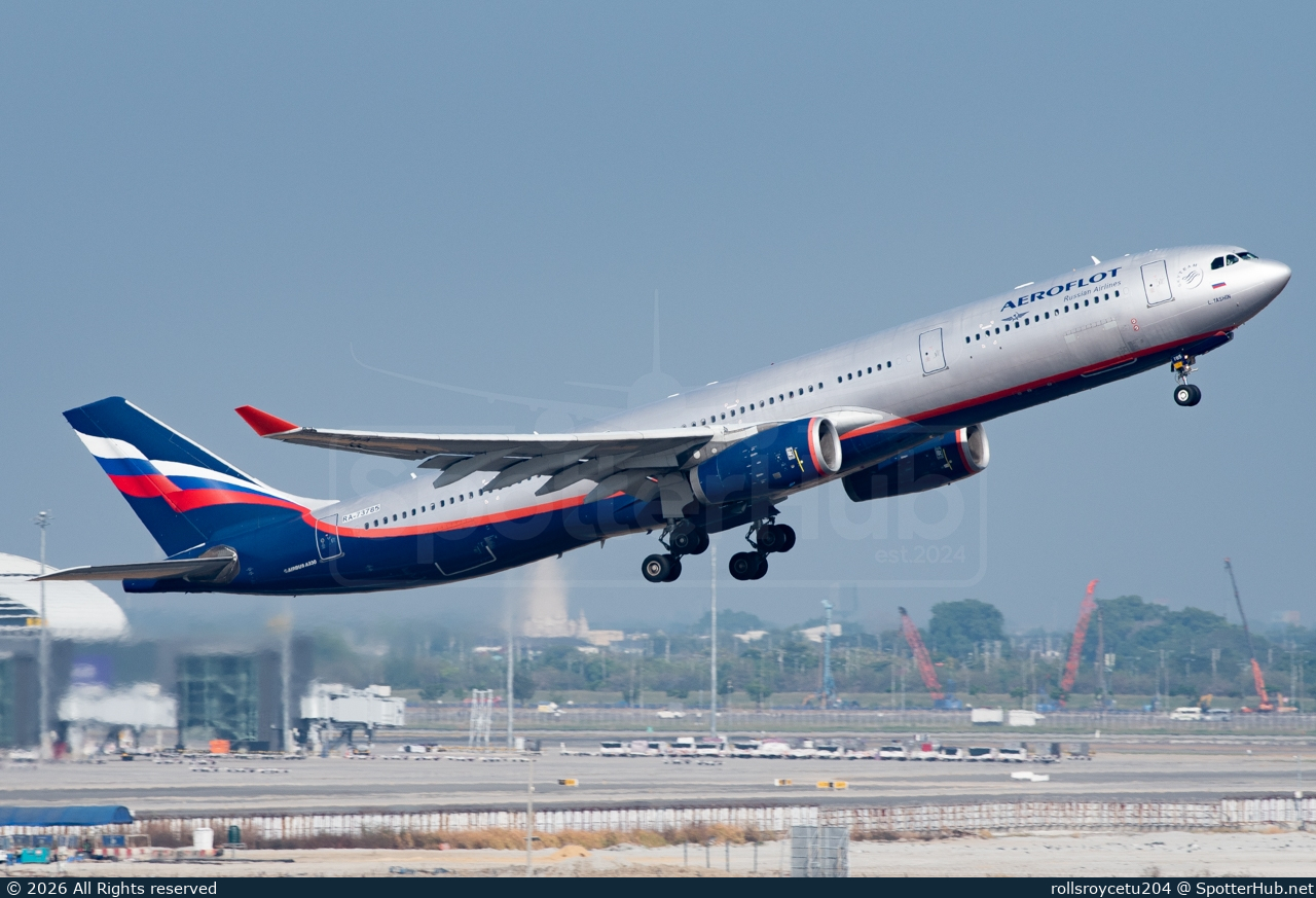 Photo of RA-73785 - Airbus A330-343 operated by Aeroflot