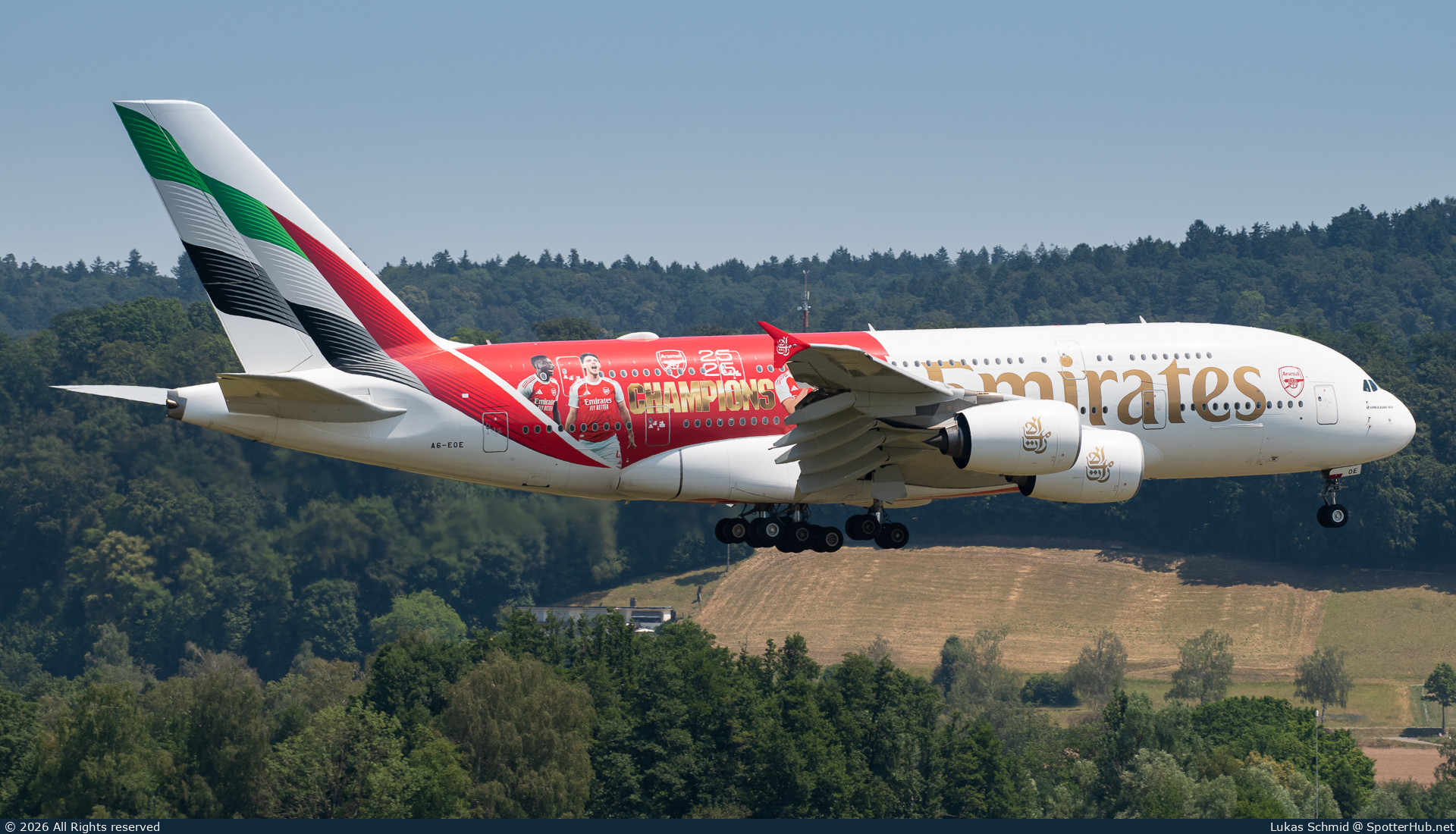 Photo of A6-EOE - Airbus A380-861 operated by Emirates