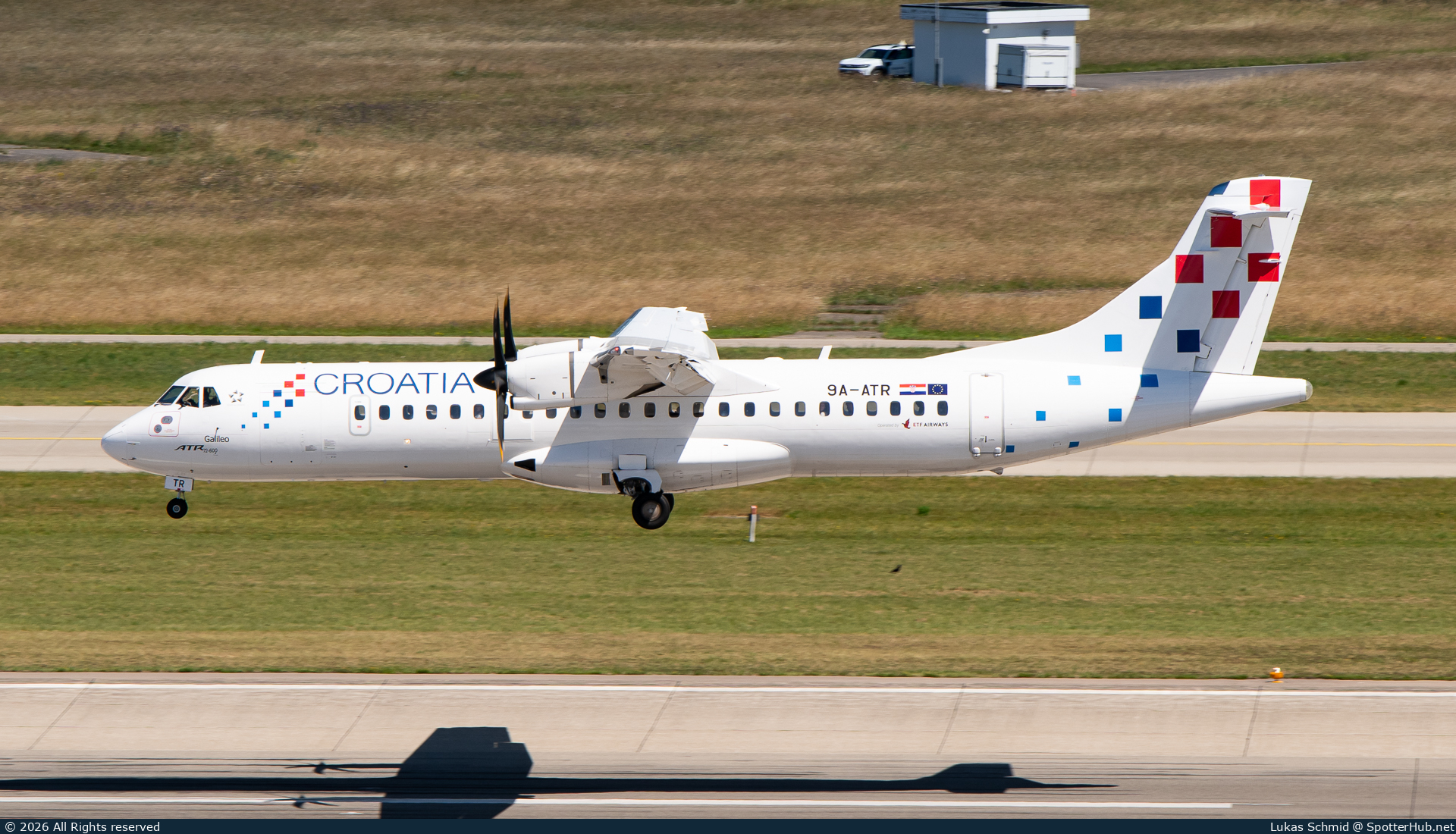 Photo of 9A-ATR - ATR 72-600 operated by Croatia Airlines (opb ETF Airways)