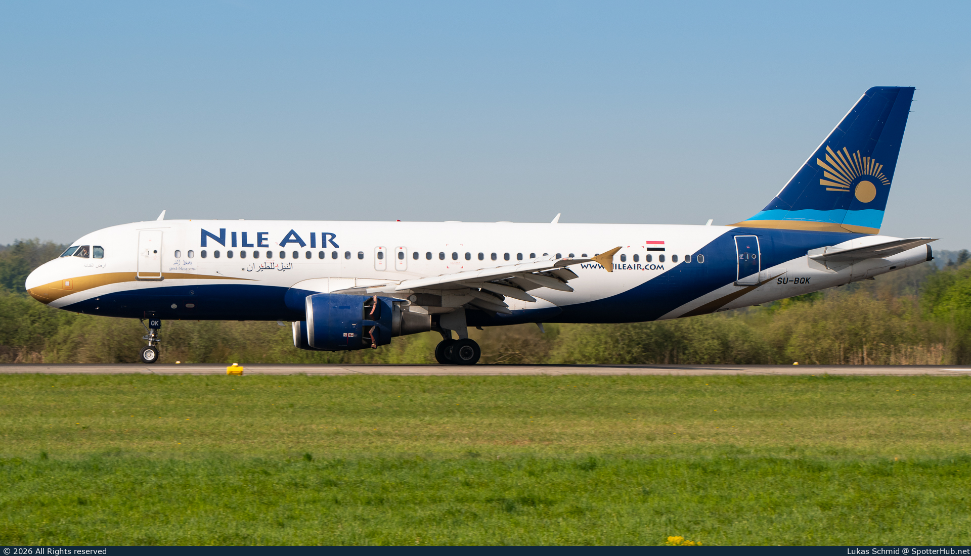 Photo of SU-BQK - Airbus A320-214 operated by Nile Air