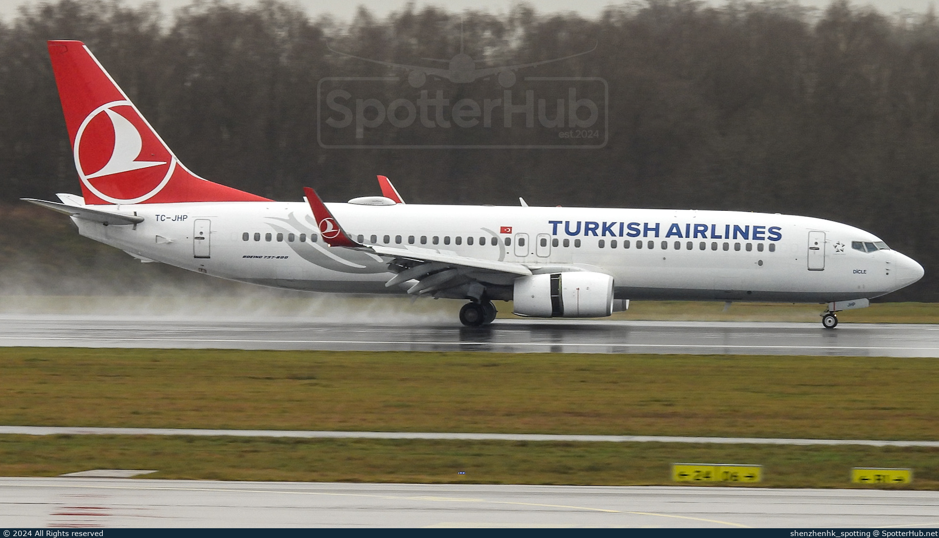 Photo of TC-JHP - Boeing 737-8F2 operated by Turkish Airlines