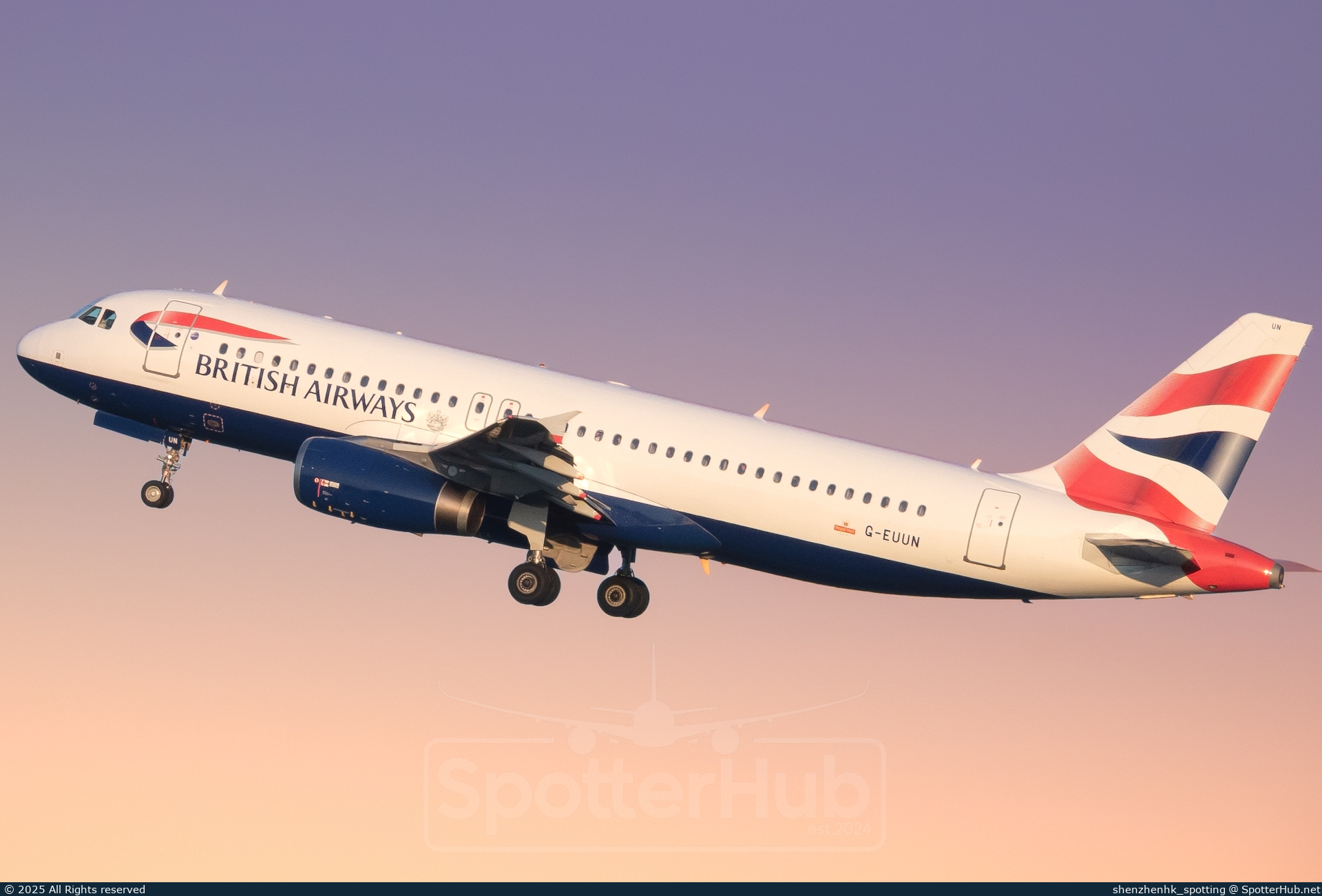 Photo of G-EUUN - Airbus A320-232 operated by British Airways