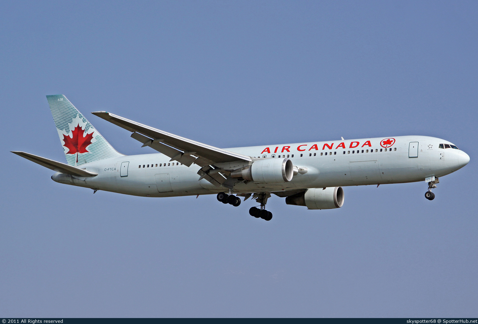 Photo of C-FTCA - Boeing 767-375(ER) operated by Air Canada