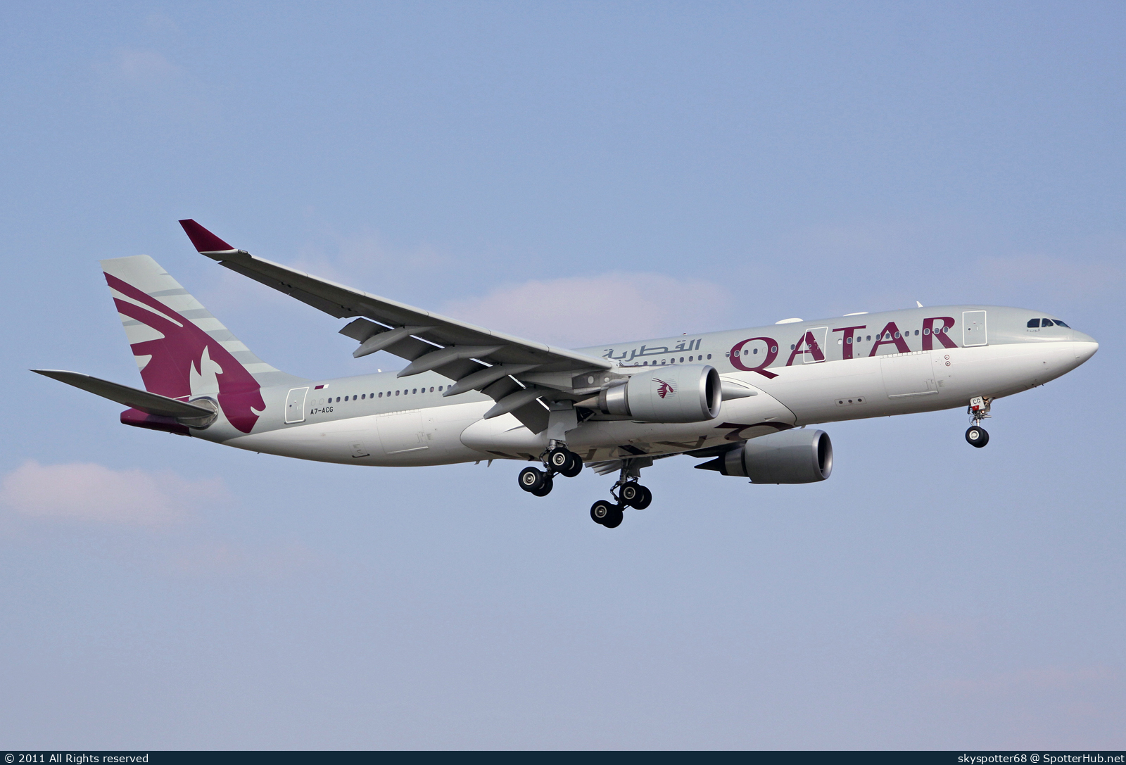 Photo of A7-ACG - Airbus A330-202 operated by Qatar Airways