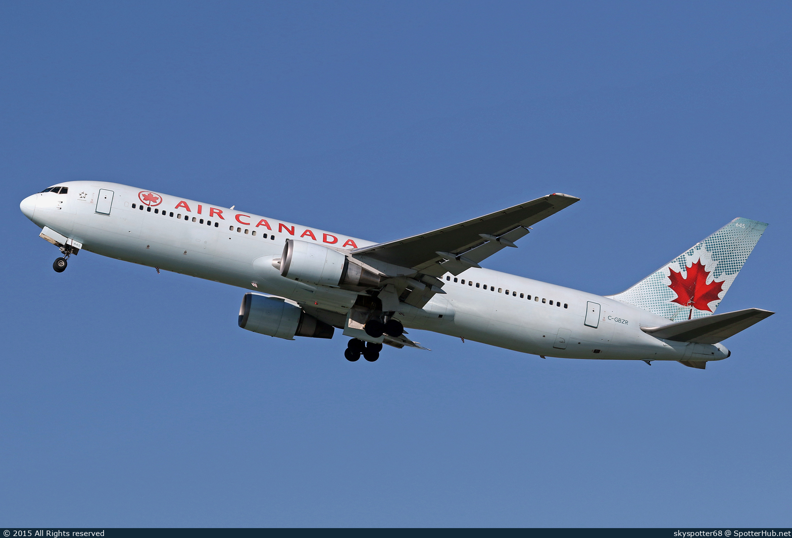 Photo of C-GBZR - Boeing 767-38E(ER) operated by Air Canada
