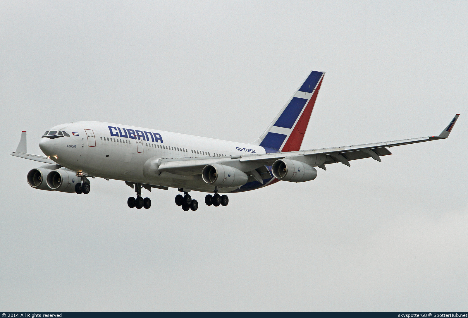 Photo of CU-T1250 - Ilyushin Il-96-300 operated by Cubana