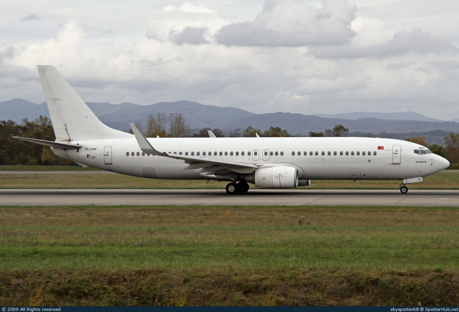 Photo of TC-SGF - Boeing 737-83N operated by Saga Airlines