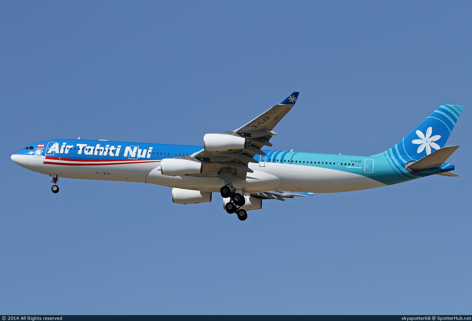 Photo of F-OJGF - Airbus A340-313 operated by Air Tahiti Nui