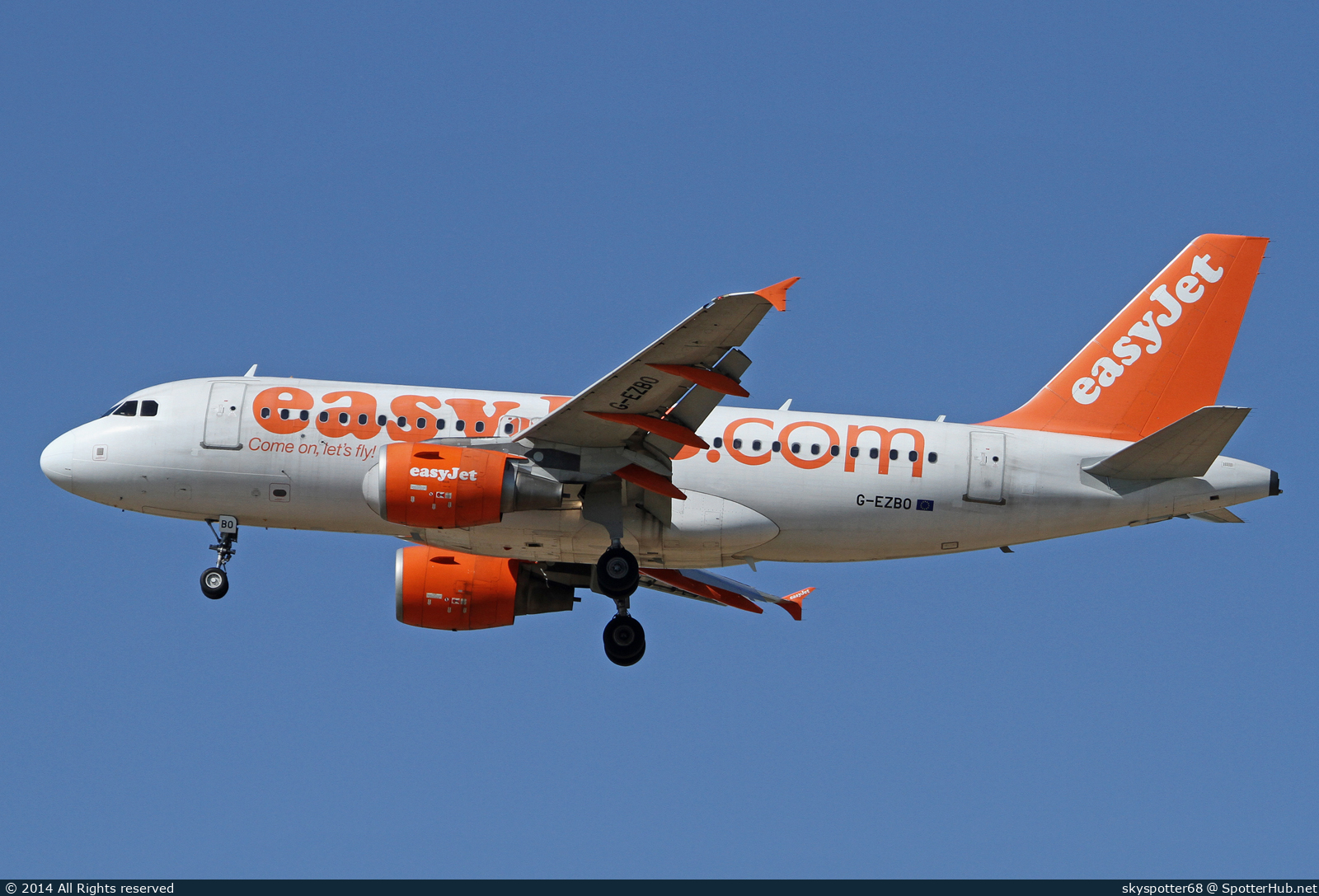 Photo of G-EZBO - Airbus A319-111 operated by easyJet