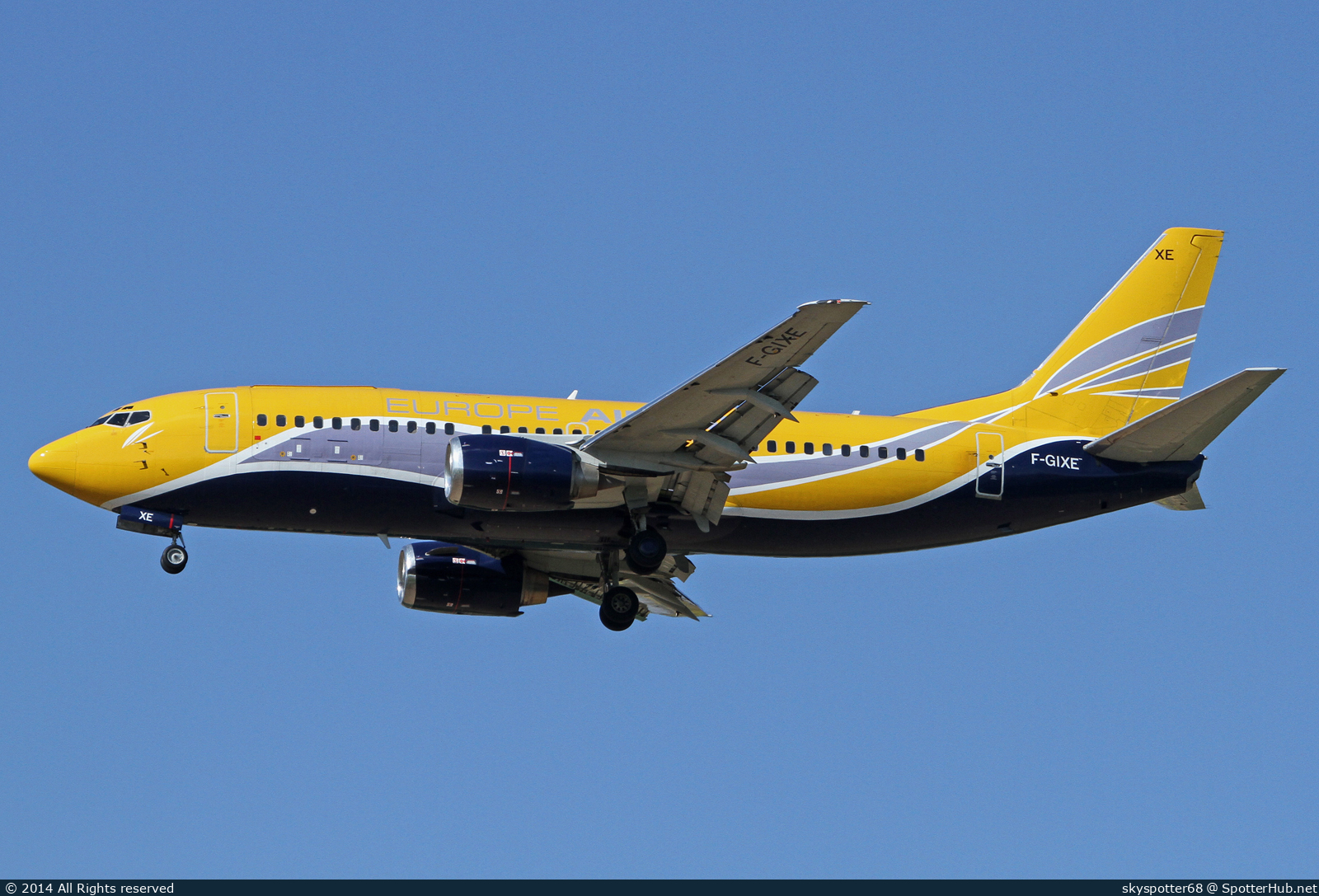 Photo of F-GIXE - Boeing 737-3B3(QC) operated by Europe Airpost