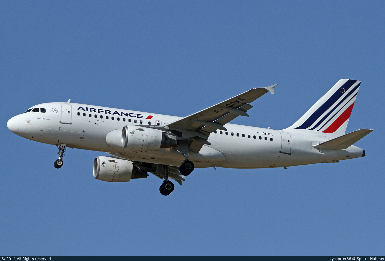 Photo of F-GRXA - Airbus A319-111 operated by Air France