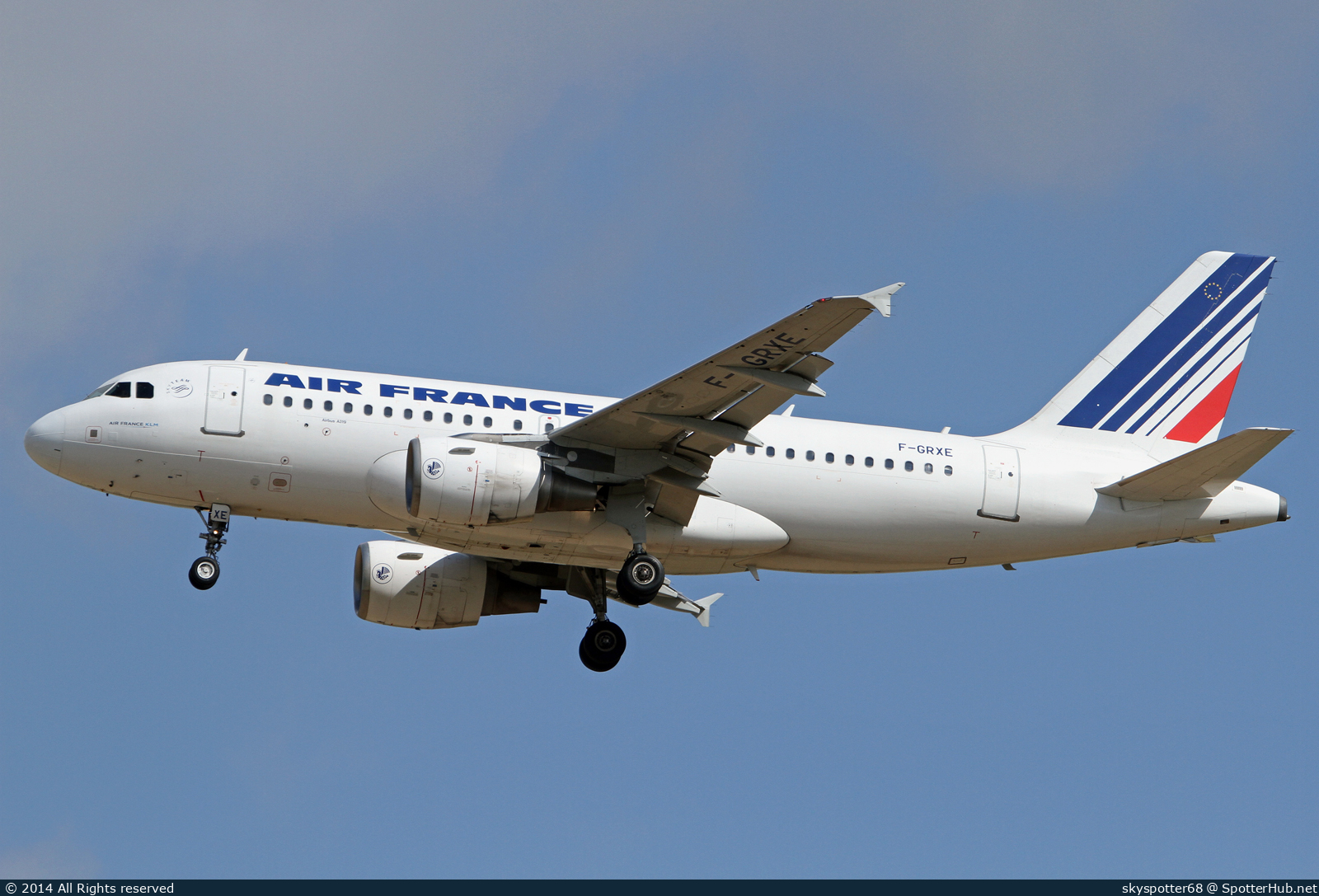 Photo of F-GRXE - Airbus A319-111 operated by Air France