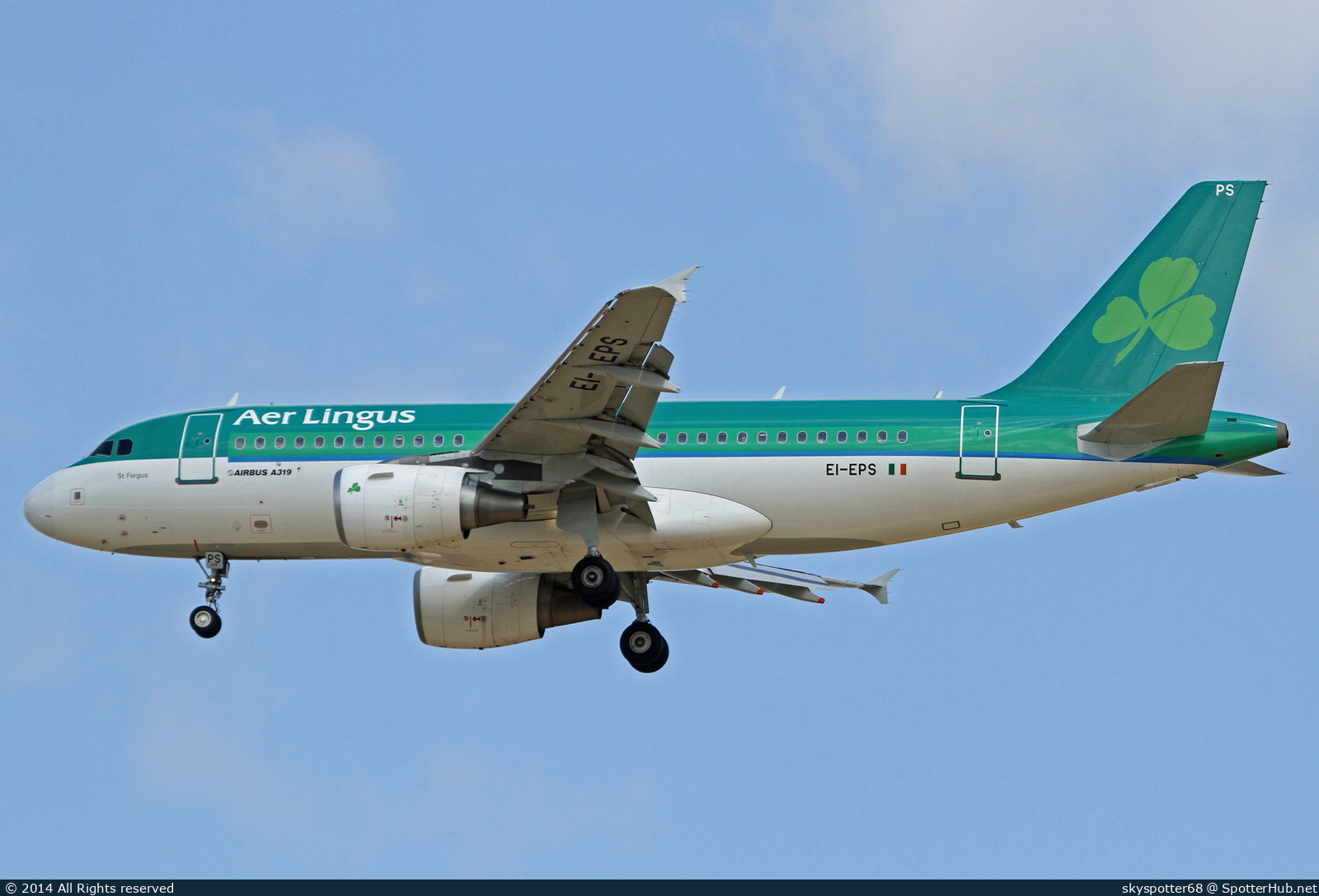 Photo of EI-EPS - Airbus A319-111 operated by Aer Lingus