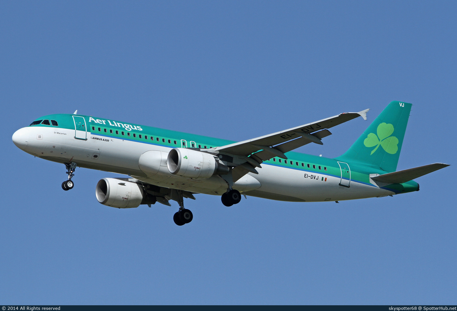 Photo of EI-DVJ - Airbus A320-214 operated by Aer Lingus