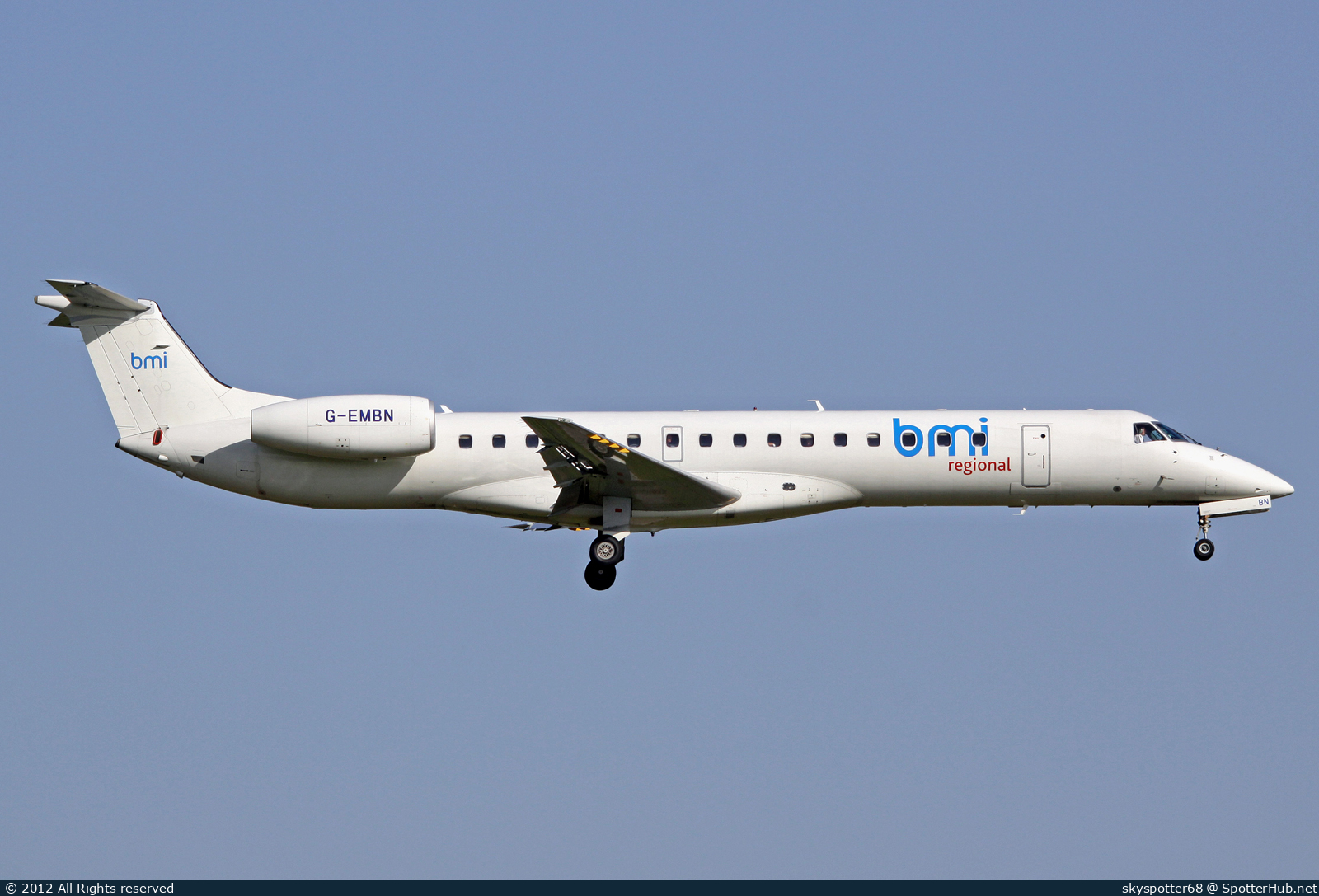 Photo of G-EMBN - Embraer ERJ-145EP operated by bmi Regional