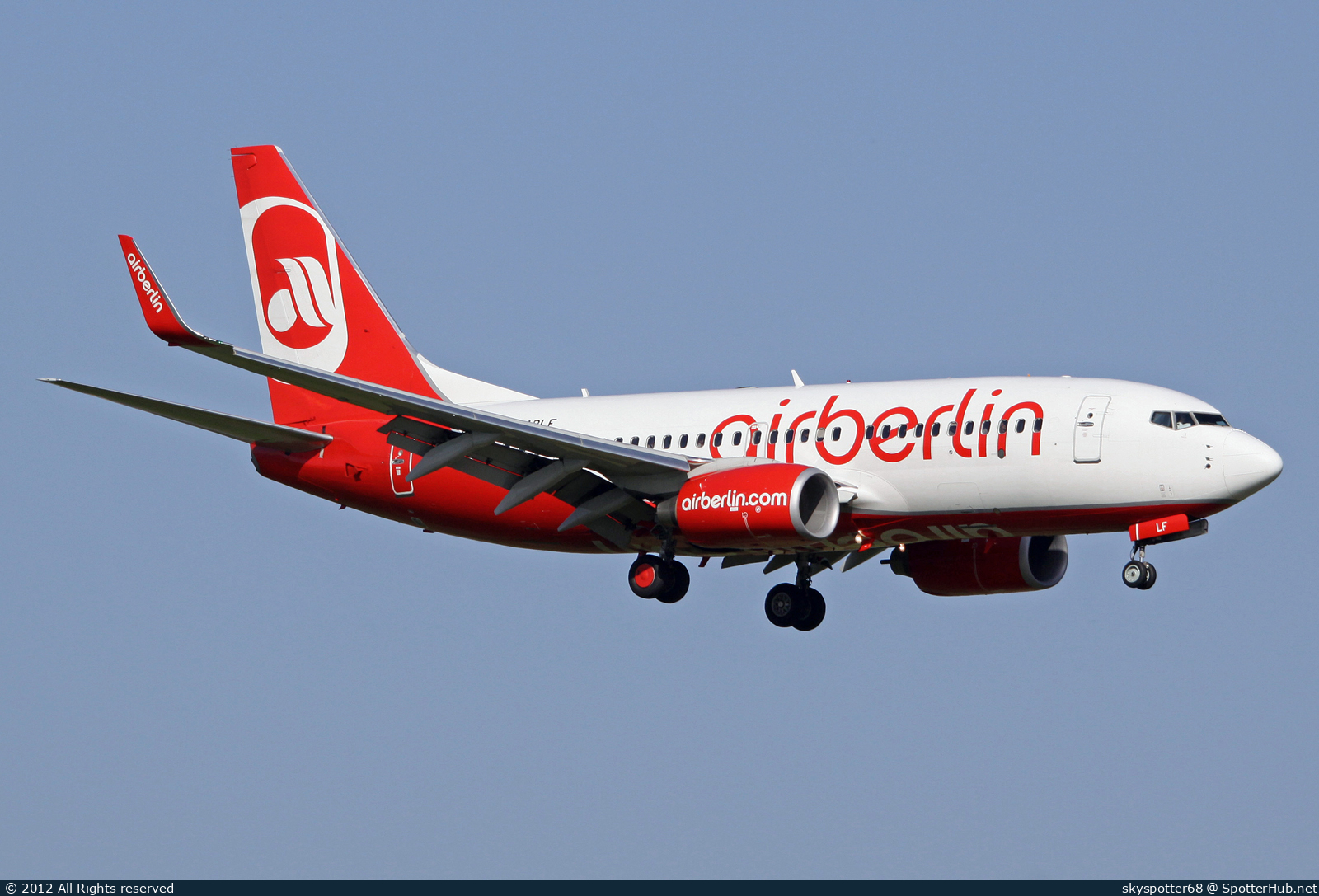 Photo of D-ABLF - Boeing 737-76J operated by Air Berlin