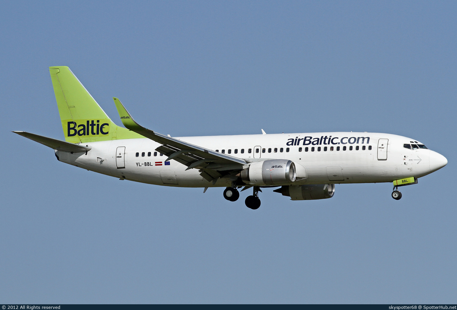 Photo of YL-BBL - Boeing 737-33V operated by airBaltic