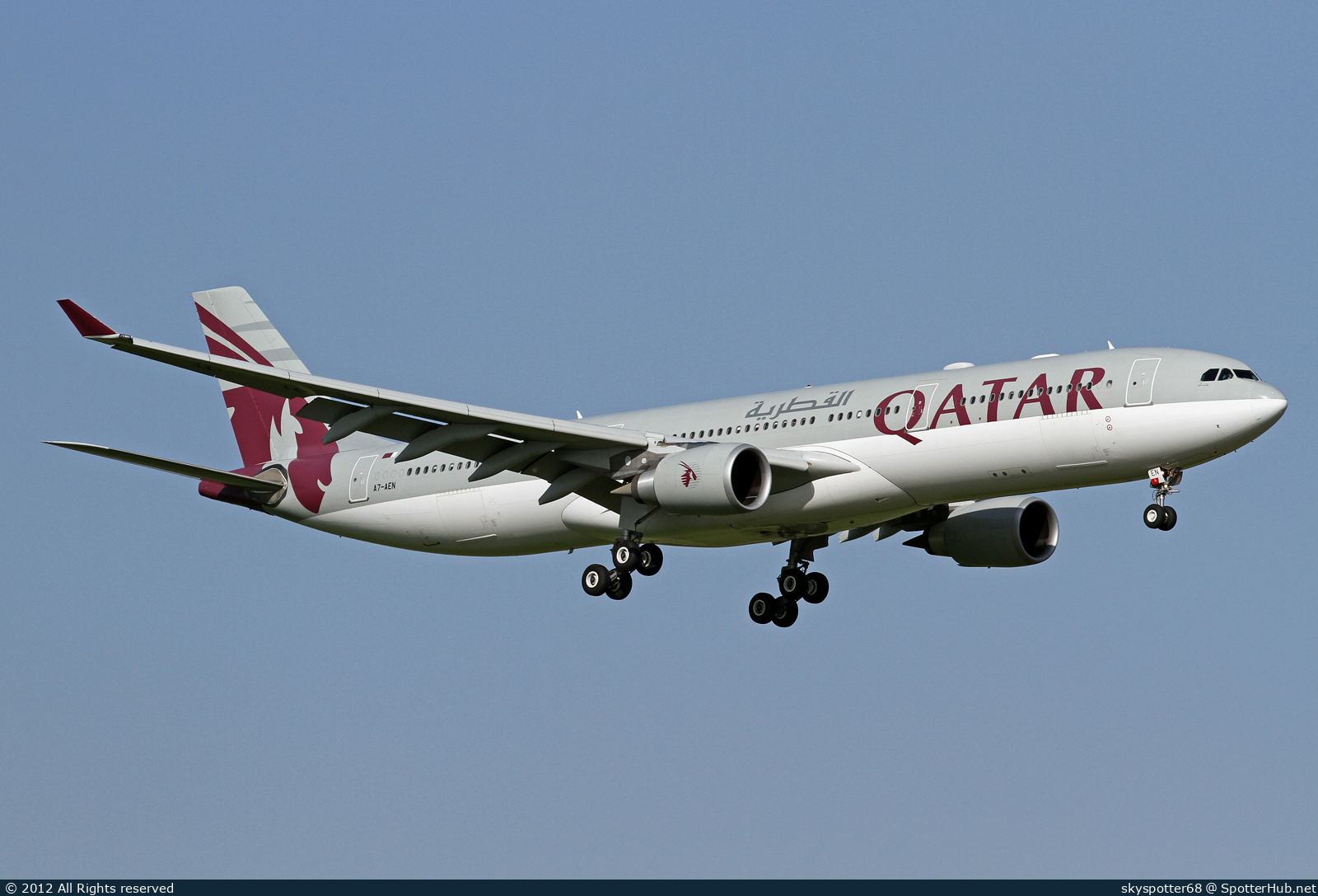 Photo of A7-AEN - Airbus A330-302 operated by Qatar Airways