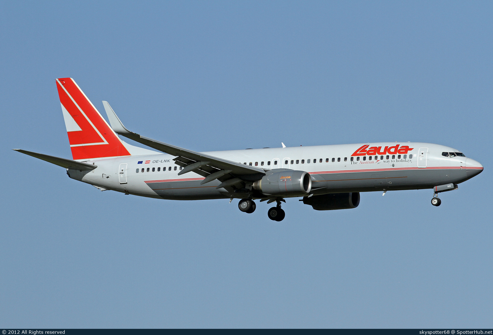 Photo of OE-LNK - Boeing 737-8Z9 operated by Lauda Air