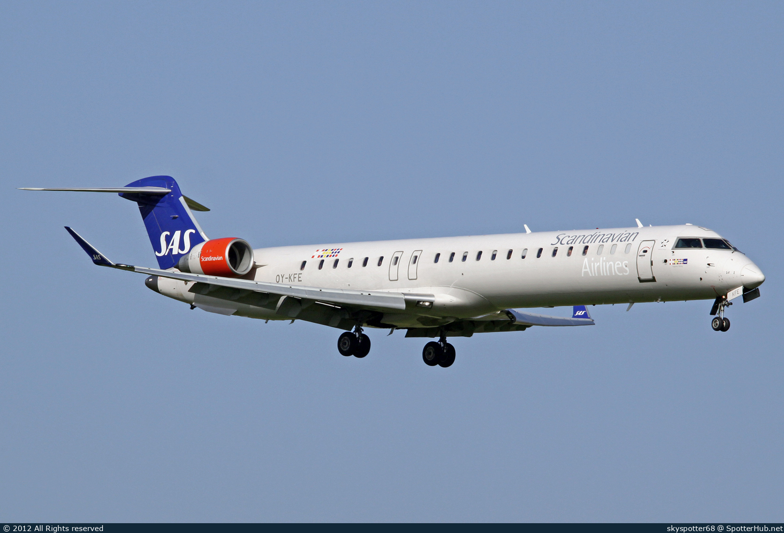 Photo of OY-KFE - Bombardier CRJ-900LR operated by SAS Scandinavian Airlines