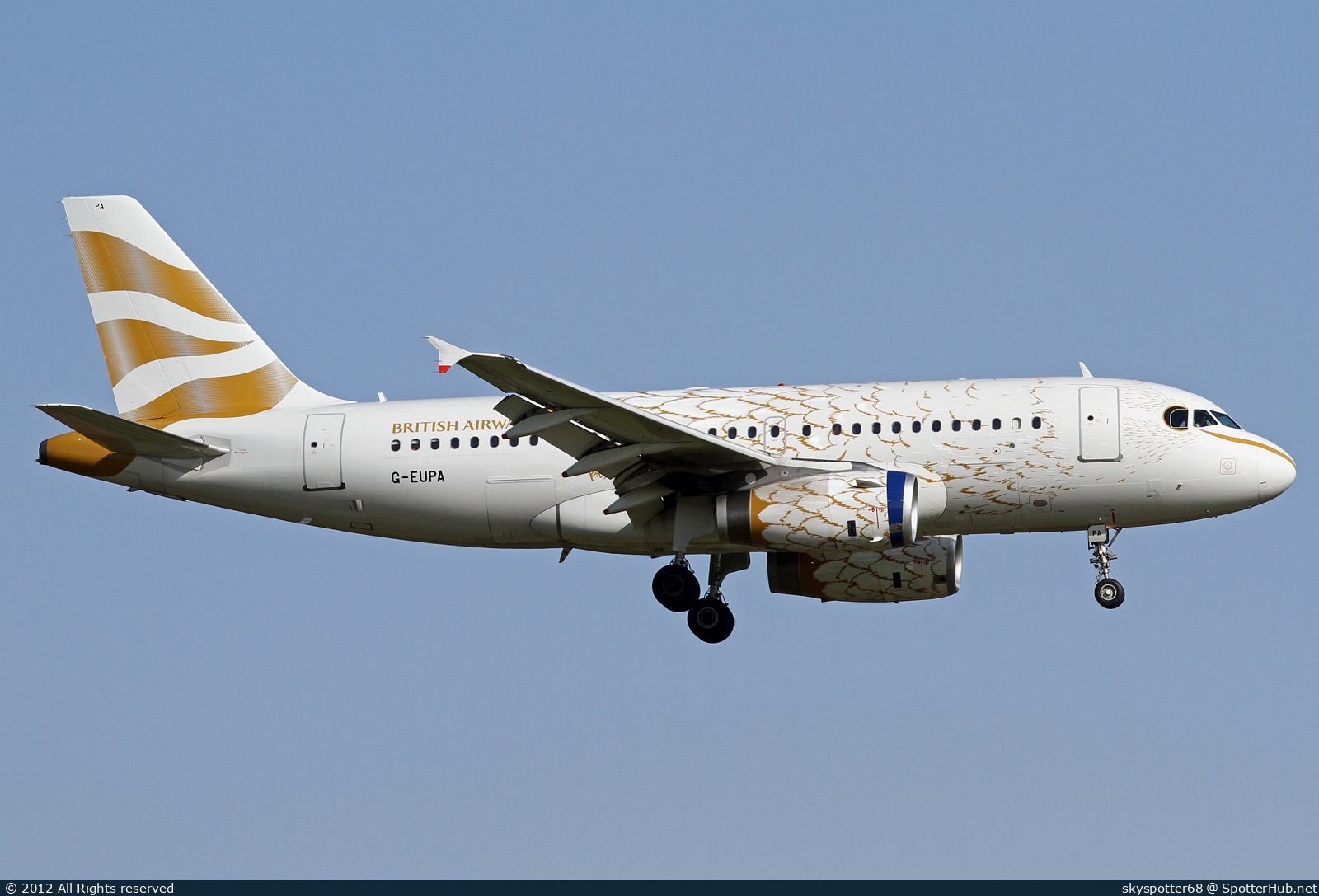 Photo of G-EUPA - Airbus A319-131 operated by British Airways