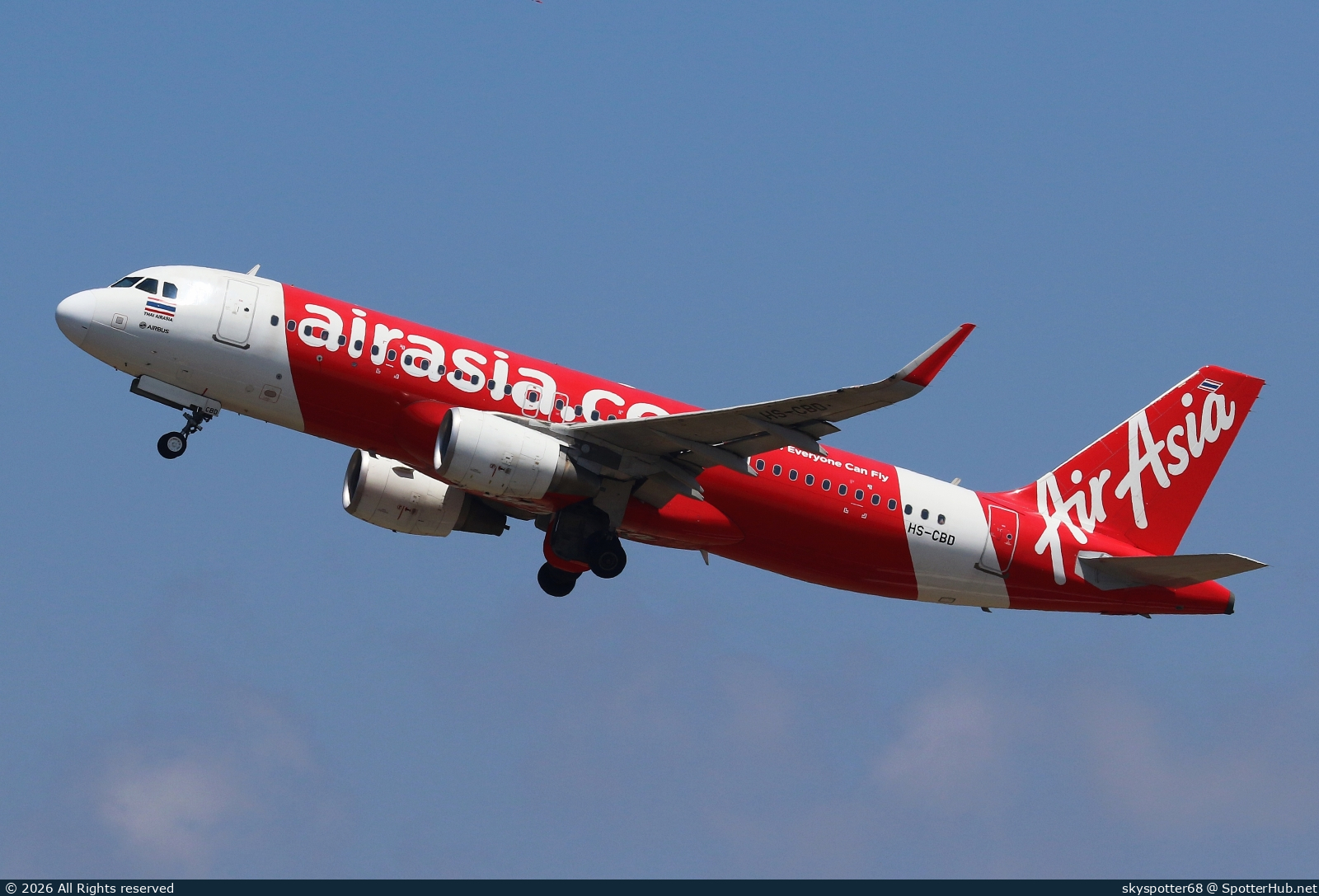 Photo of HS-CBD - Airbus A320-216 operated by Thai AirAsia