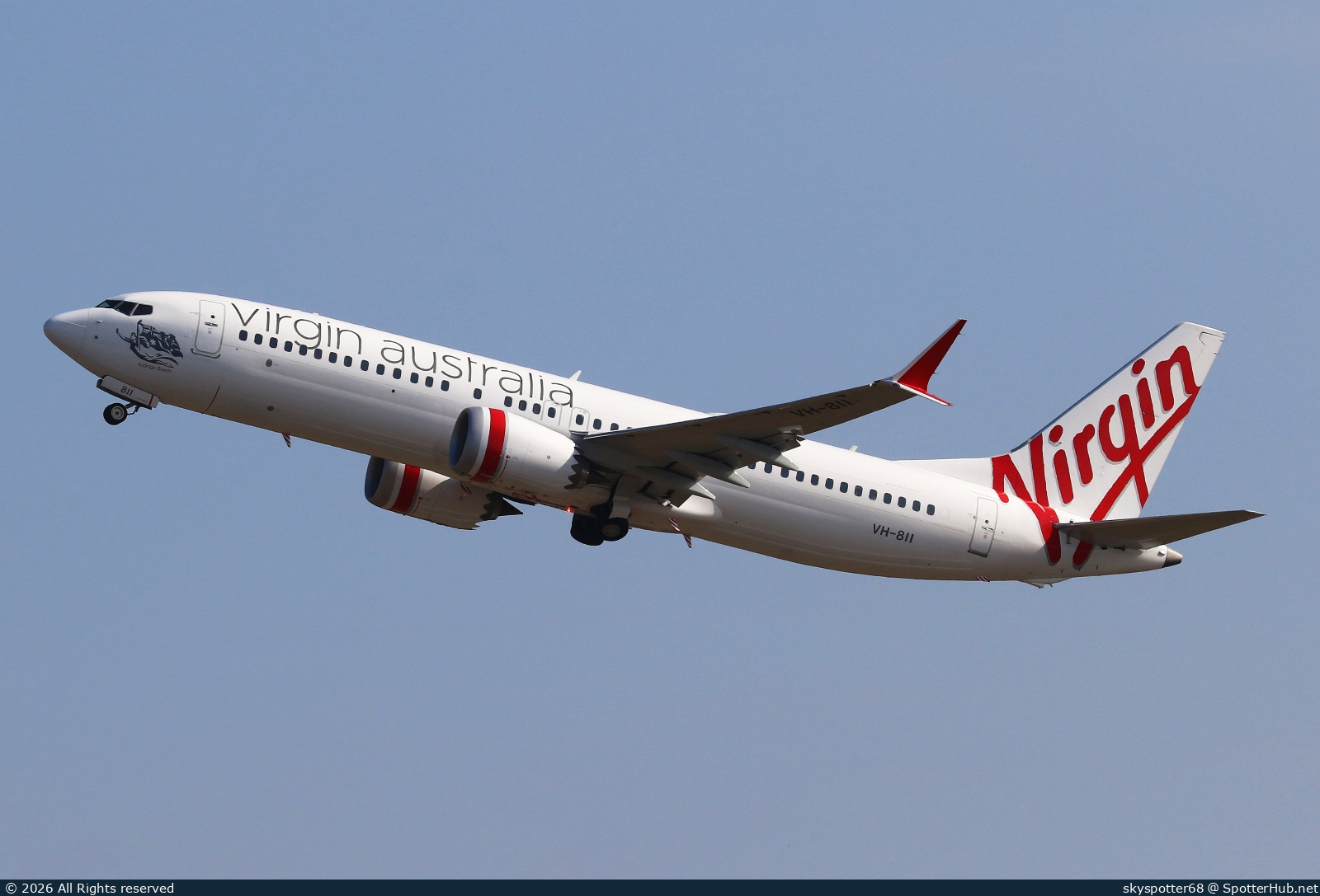 Photo of VH-8II - Boeing 737 MAX 8 operated by Virgin Australia Airlines
