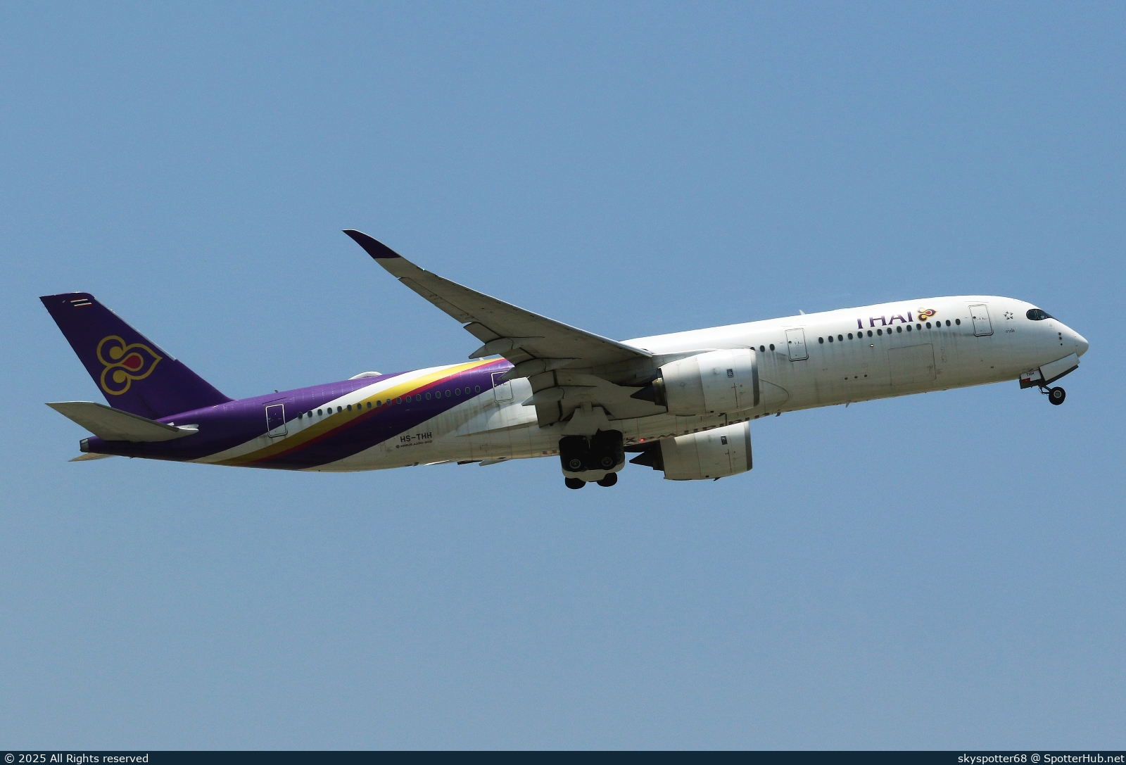 Photo of HS-THH - Airbus A350-941 operated by Thai Airways International