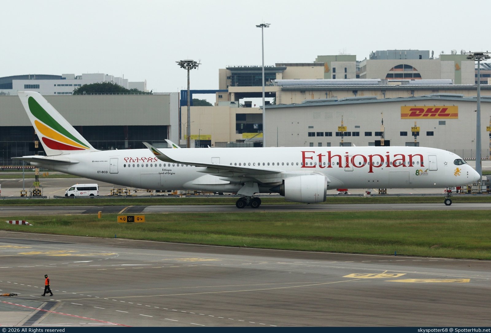 Photo of ET-BCD - Airbus A350-941 operated by Ethiopian Airlines