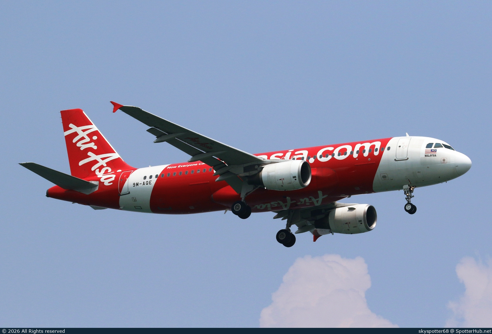 Photo of 9M-AQE - Airbus A320-216 operated by AirAsia