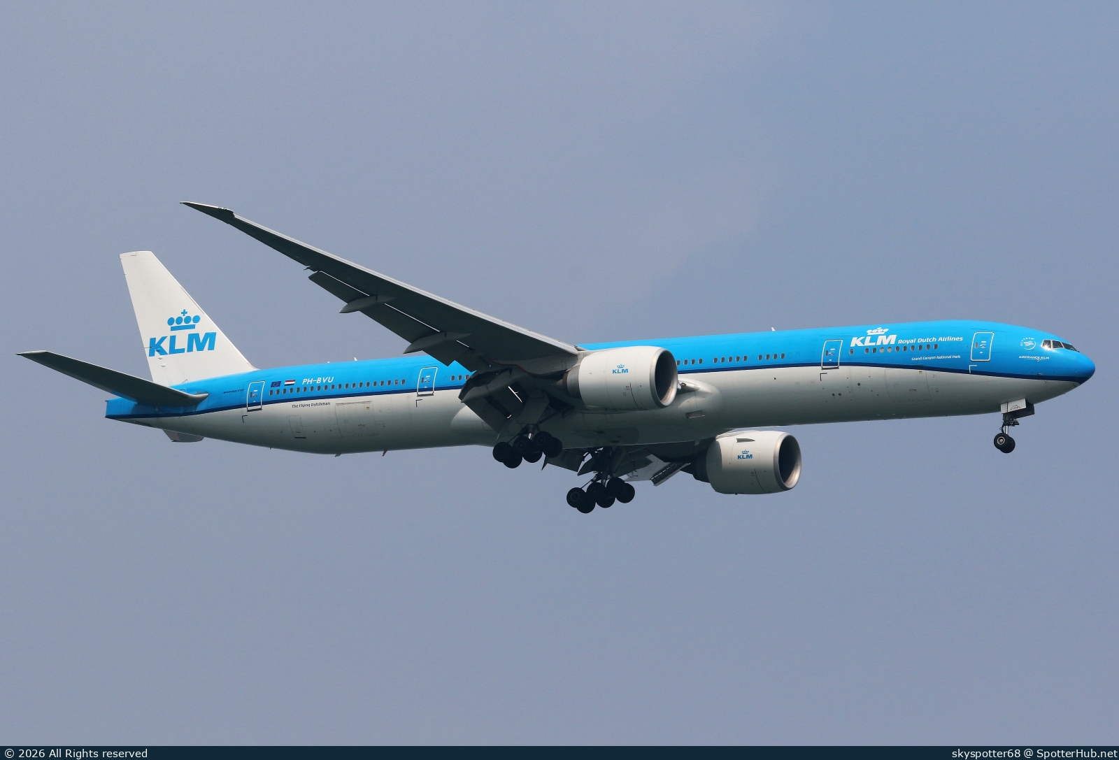 Photo of PH-BVU - Boeing 777-306(ER) operated by KLM Royal Dutch Airlines
