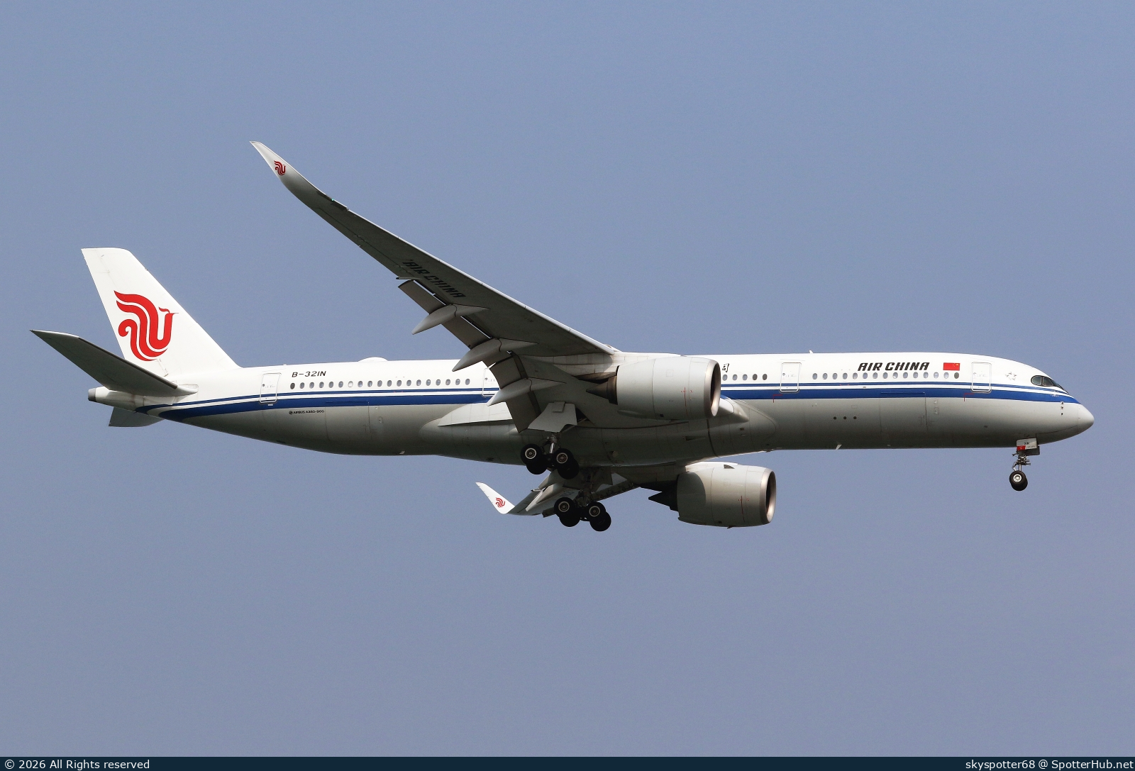 Photo of B-321N - Airbus A350-941 operated by Air China