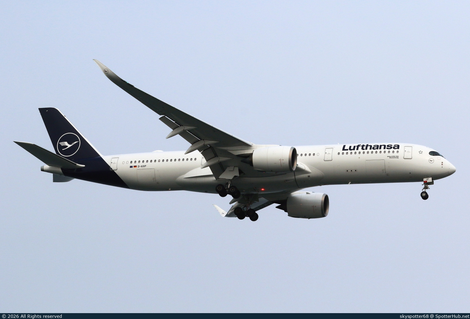 Photo of D-AIXP - Airbus A350-941 operated by Lufthansa