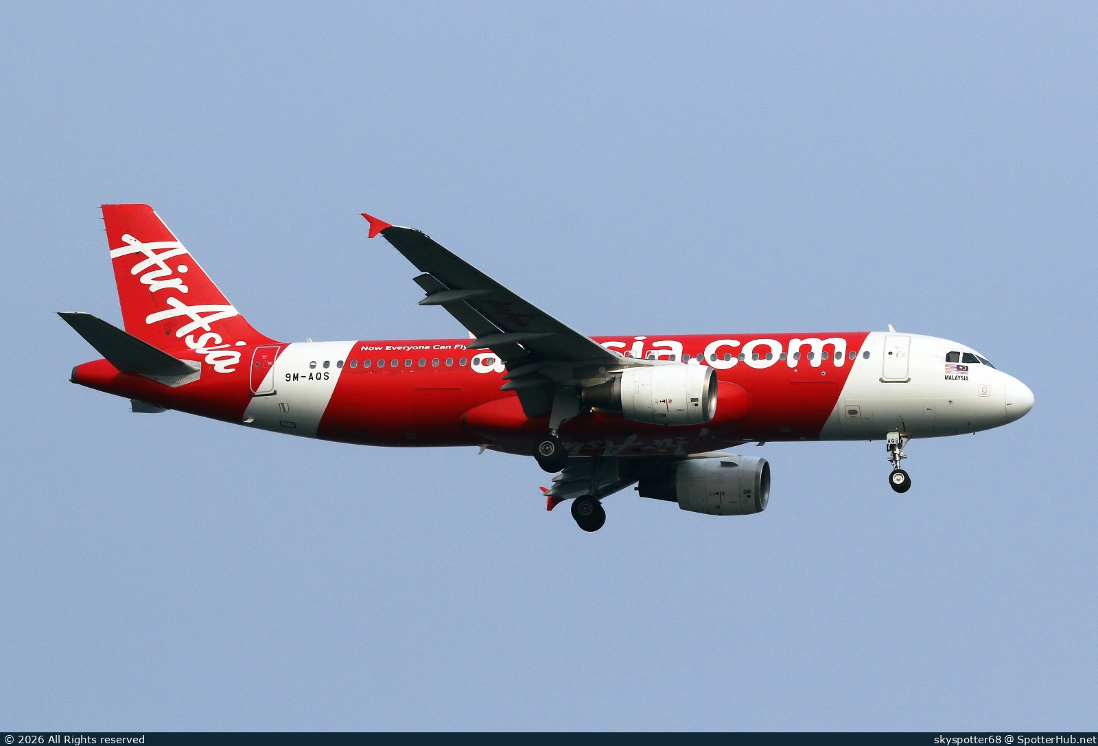 Photo of 9M-AQS - Airbus A320-216 operated by AirAsia