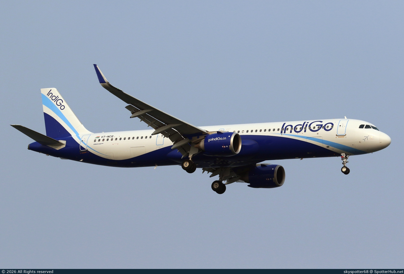 Photo of VT-NCQ - Airbus A321-252NX operated by IndiGo