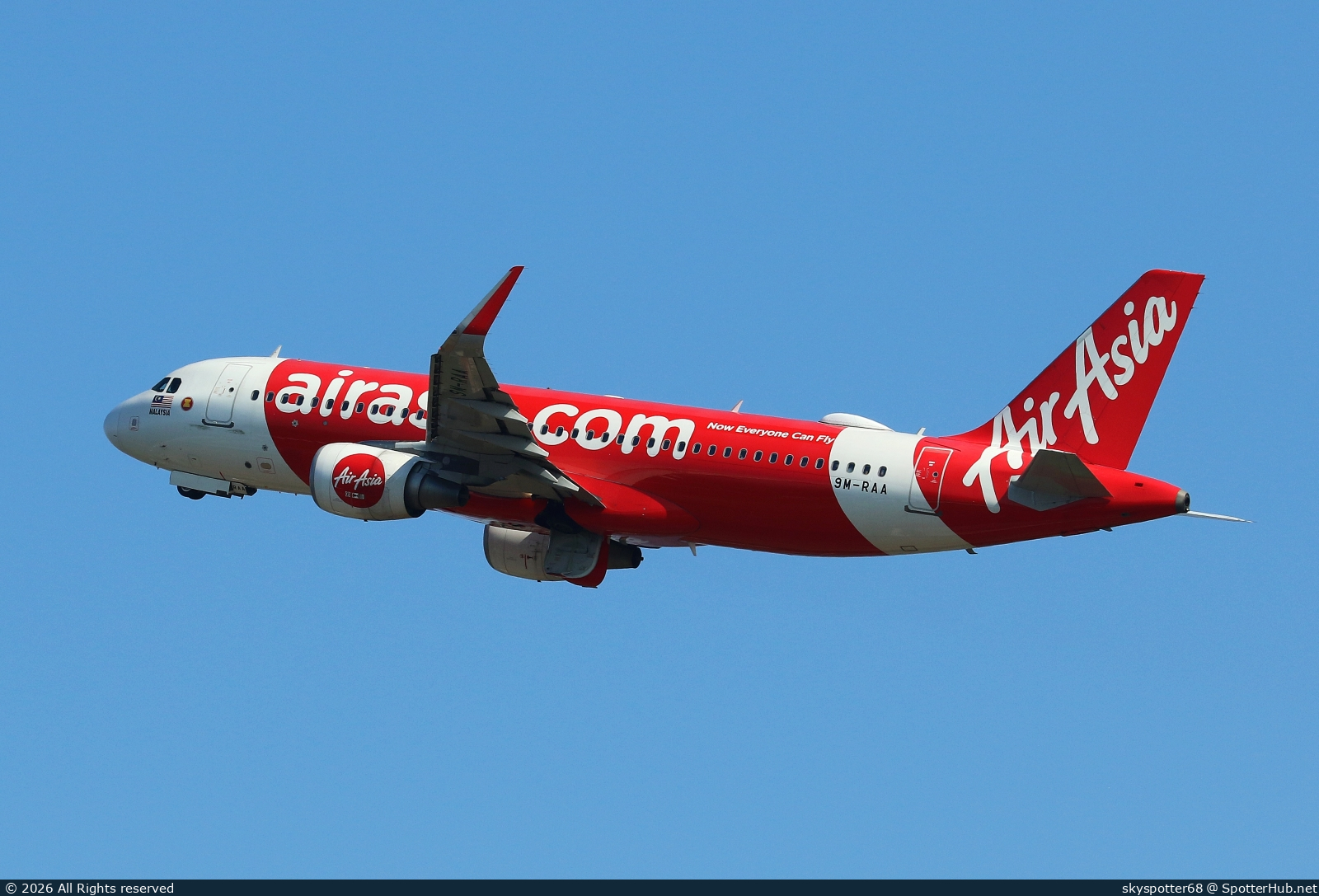 Photo of 9M-RAA - Airbus A320-216 operated by AirAsia