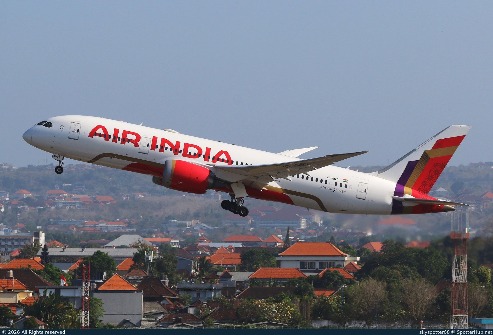 Photo of VT-ANT - Boeing 787-8 Dreamliner operated by Air India