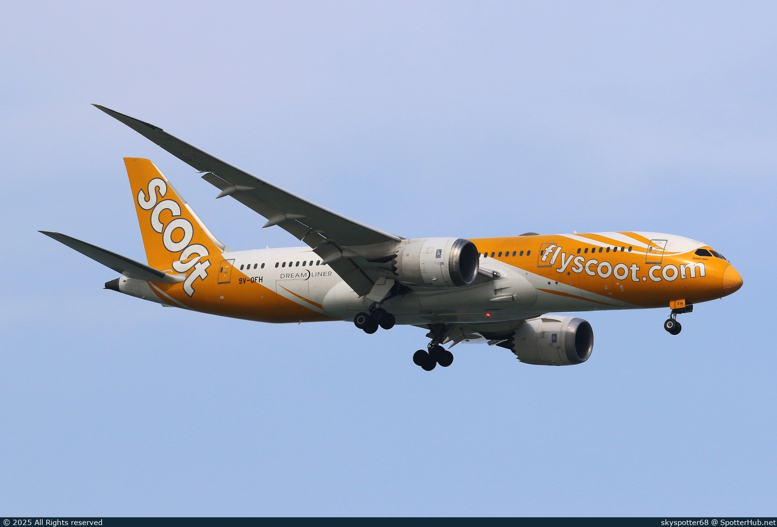 Photo of 9V-OFH - Boeing 787-8 Dreamliner operated by Scoot