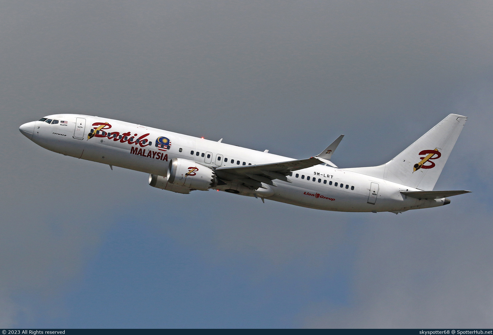 Photo of 9M-LRT - Boeing 737 MAX 8 operated by Batik Air Malaysia