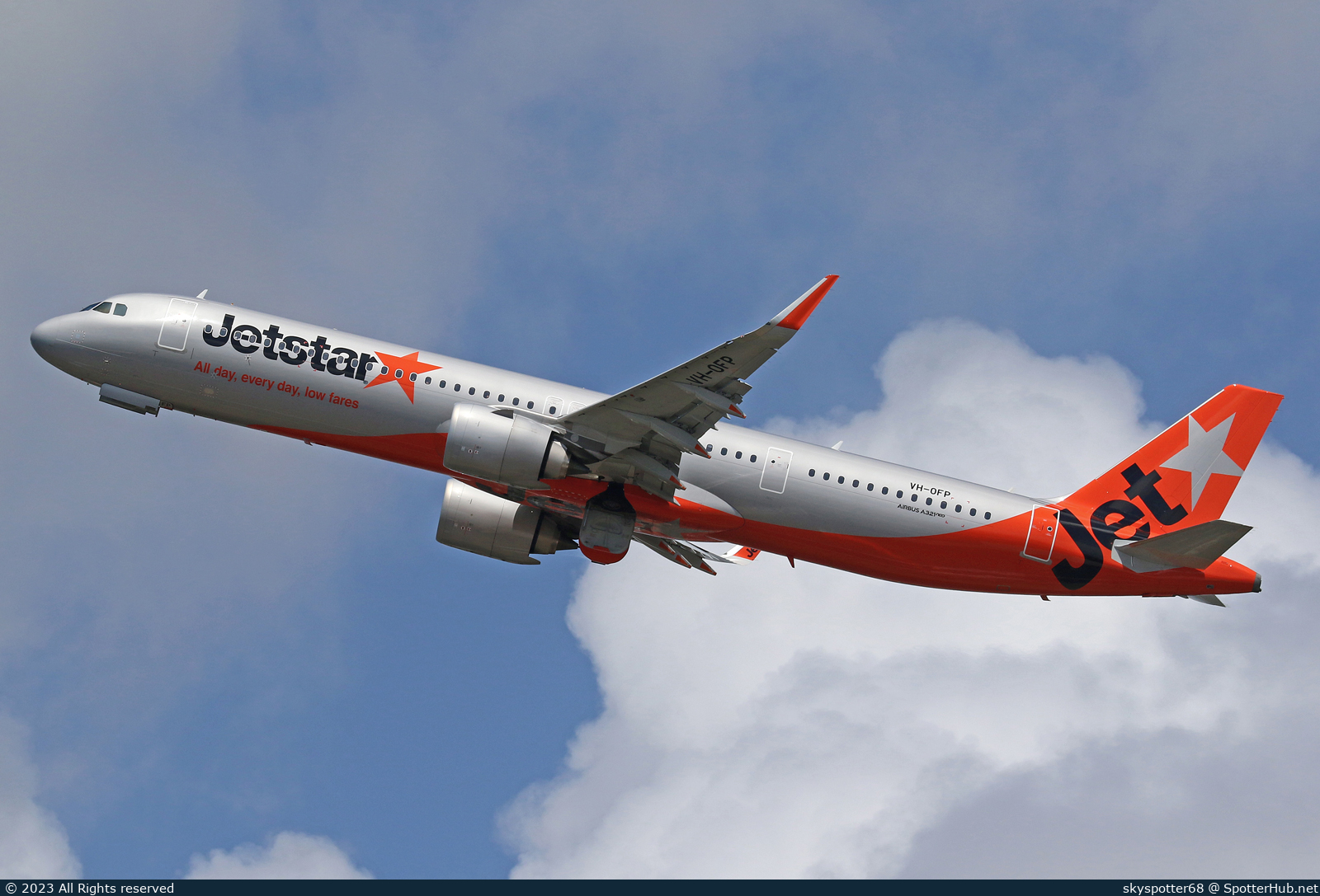 Photo of VH-OFP - Airbus A321-251NX operated by Jetstar Airways