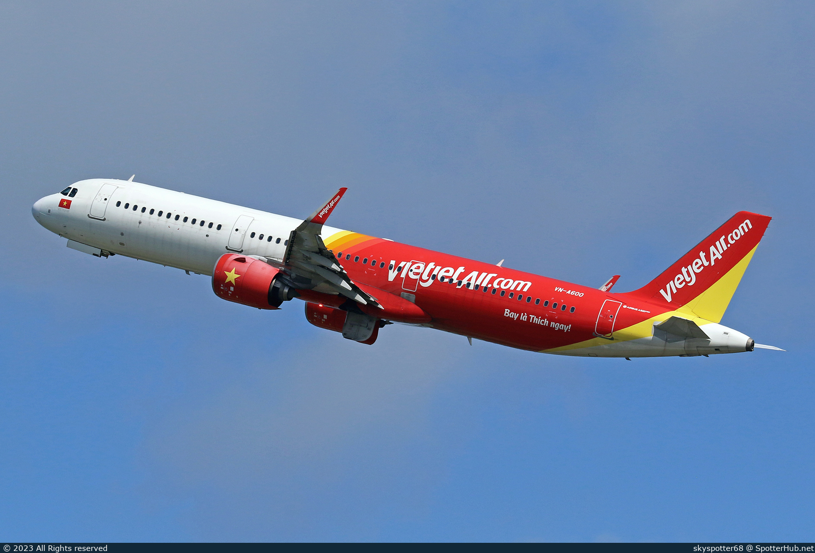 Photo of VN-A600 - Airbus A321-271N operated by VietJet Air