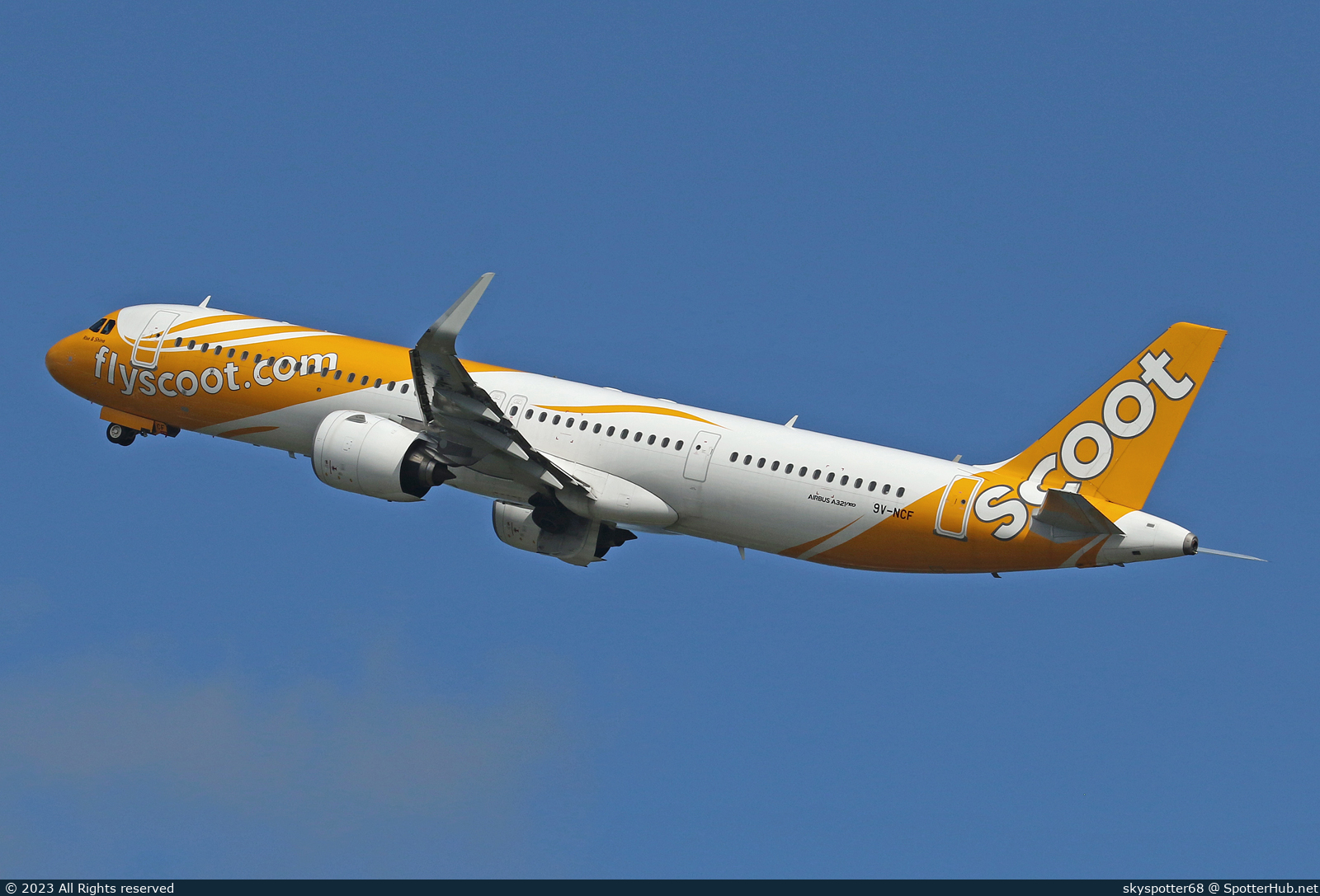 Photo of 9V-NCF - Airbus A321-271NX operated by Scoot