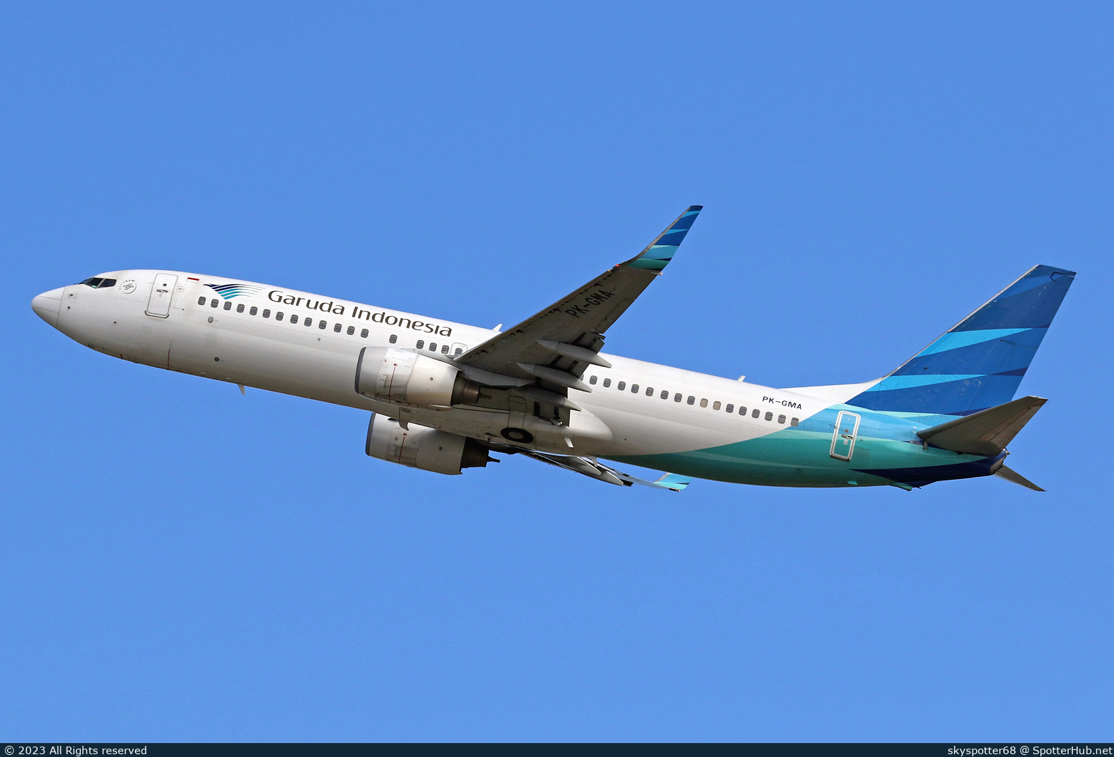 Photo of PK-GMA - Boeing 737-8U3 operated by Garuda Indonesia