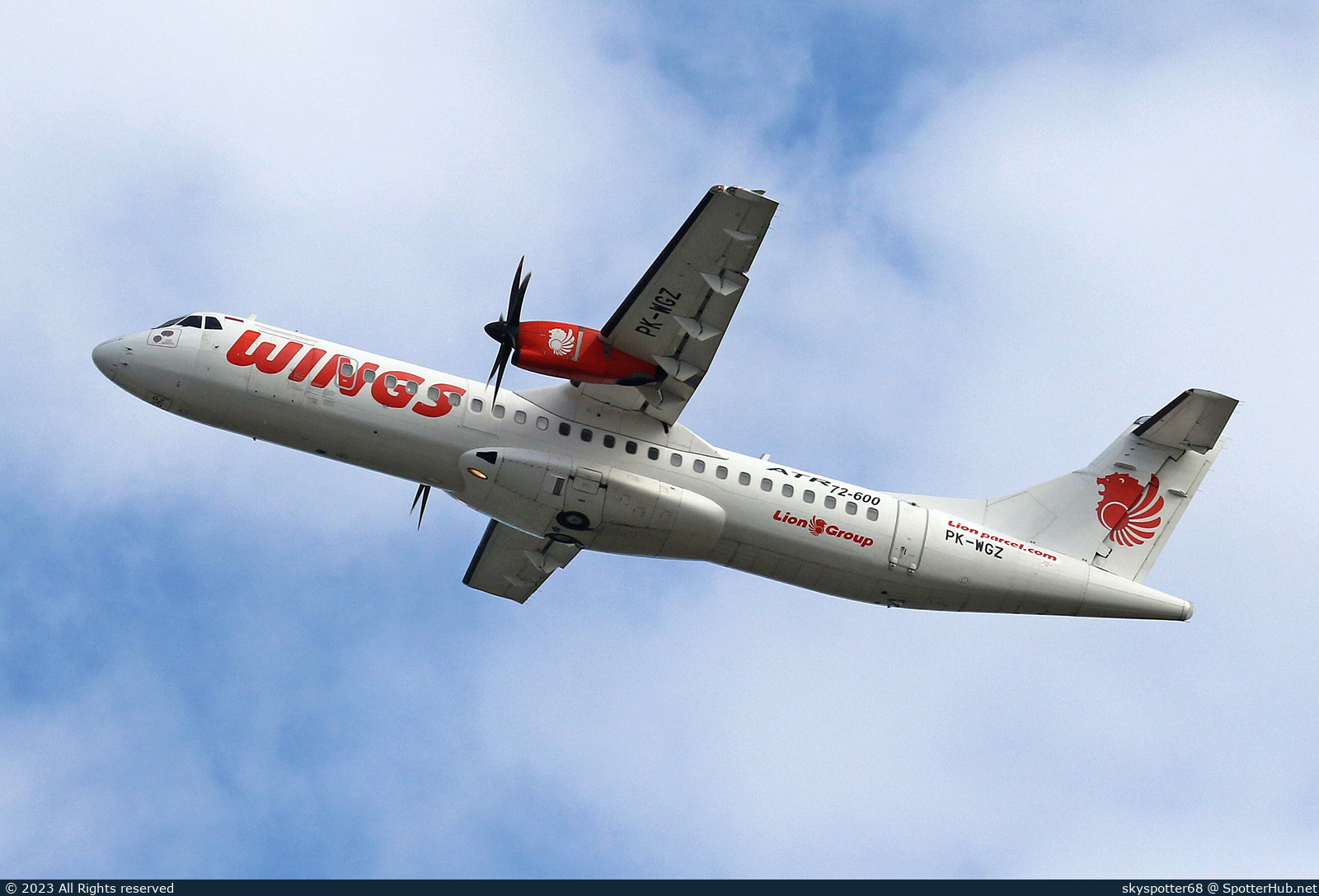 Photo of PK-WGZ - ATR 72-600 operated by Wings Air