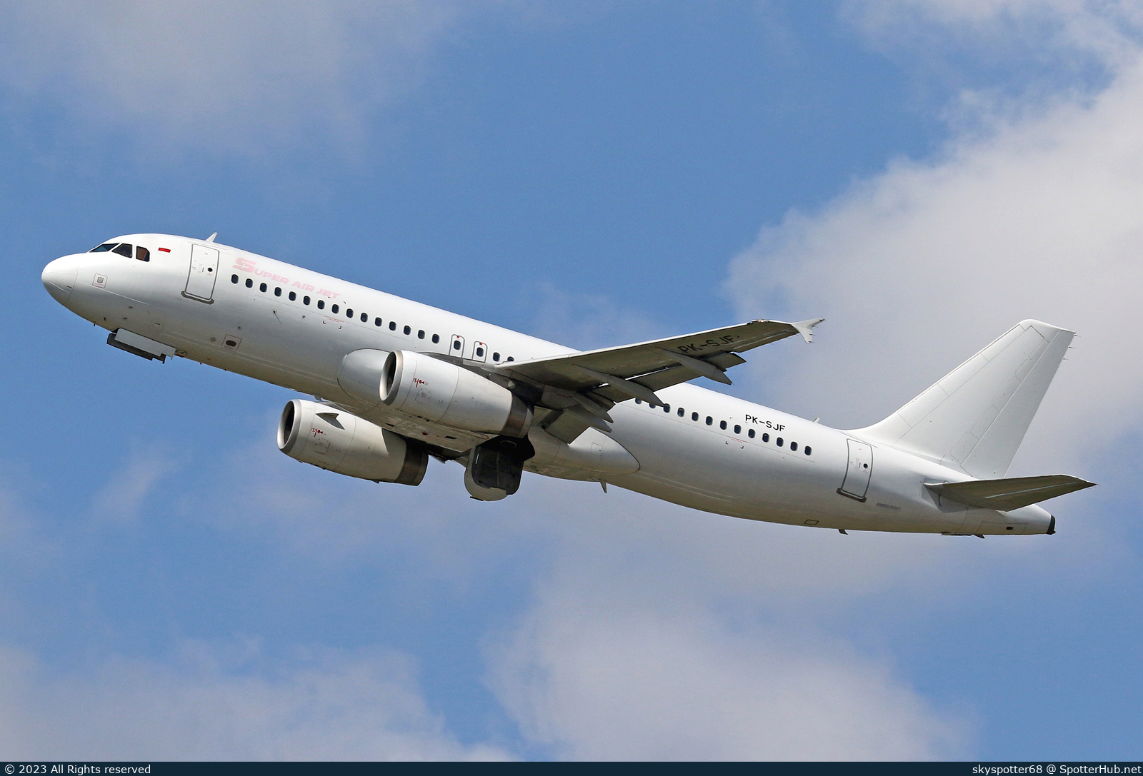 Photo of PK-SJF - Airbus A320-232 operated by Super Air Jet