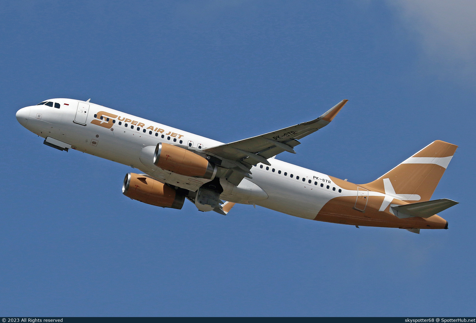 Photo of PK-STR - Airbus A320-232 operated by Super Air Jet