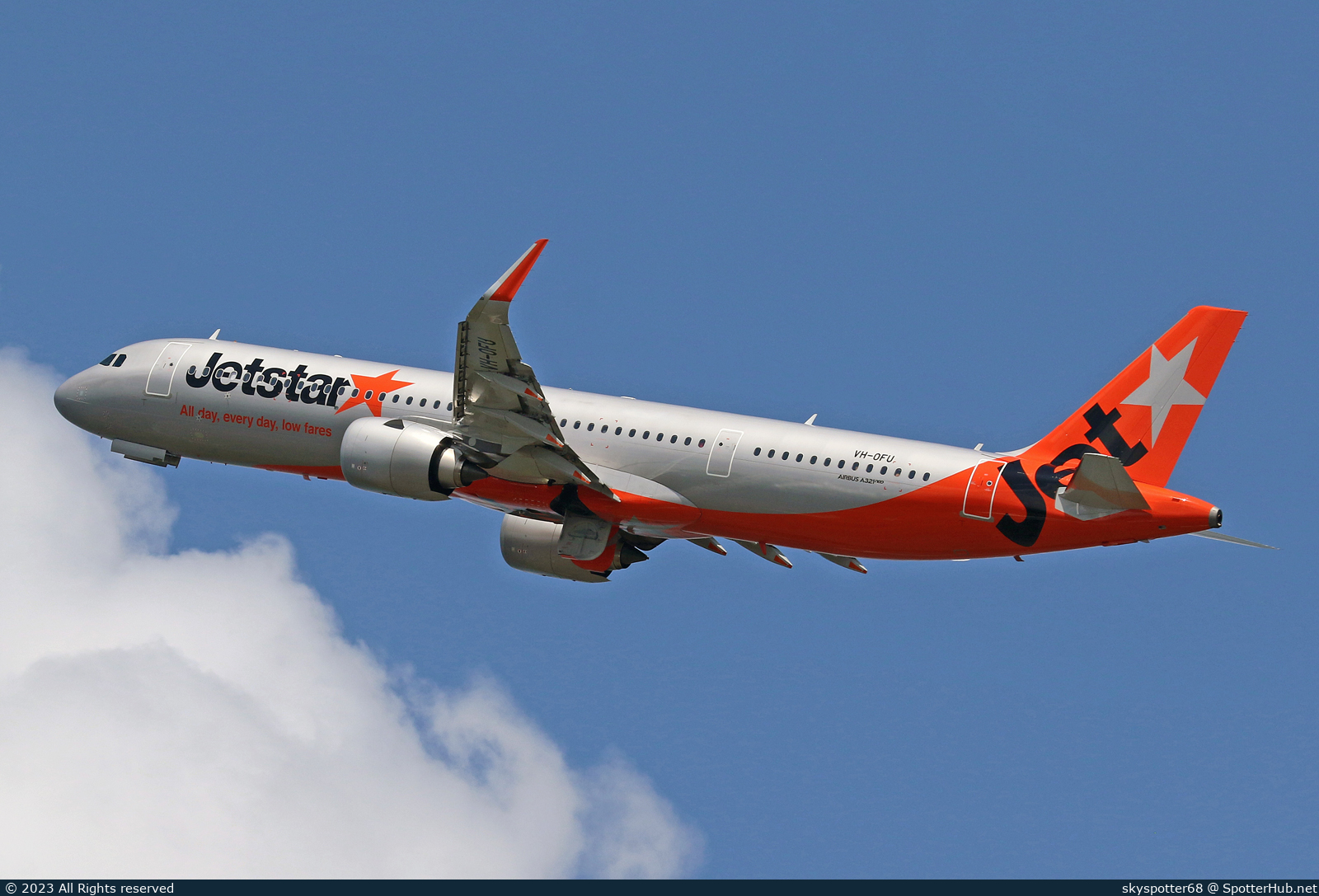 Photo of VH-OFU - Airbus A321-251NX operated by Jetstar Airways